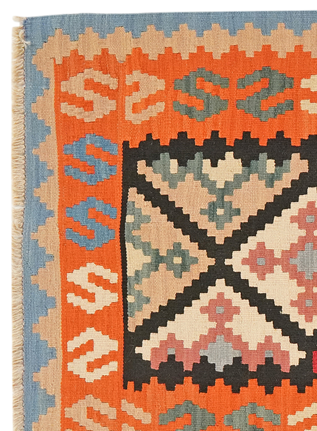 Kilim Gashgai Teppich Mehrfarbig