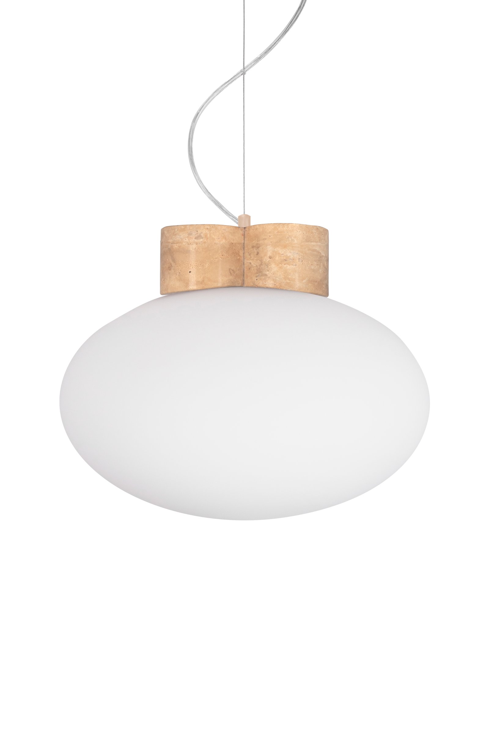 Mammut Pendant Lamp Travertine White Ø 30cm