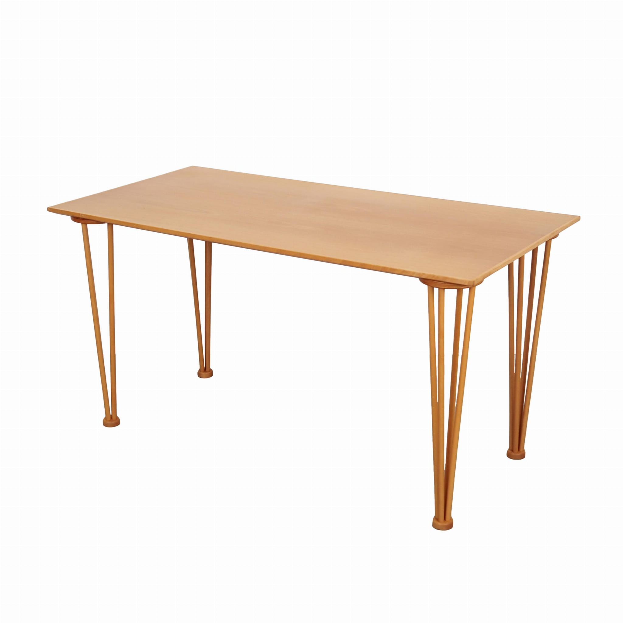 Vintage Table Wood Beige 1970s