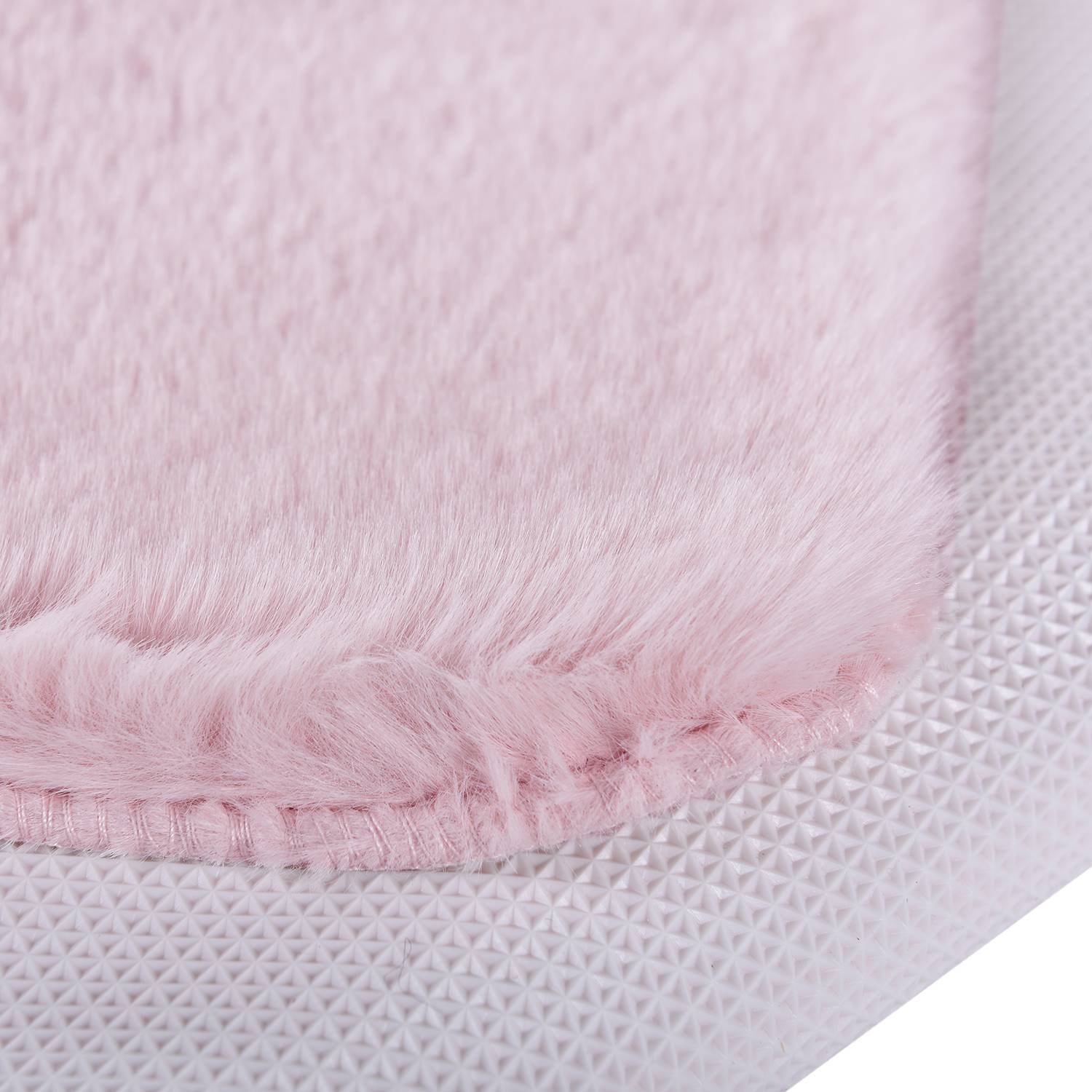 Shaggy rug Sara II Pink Ø 90cm