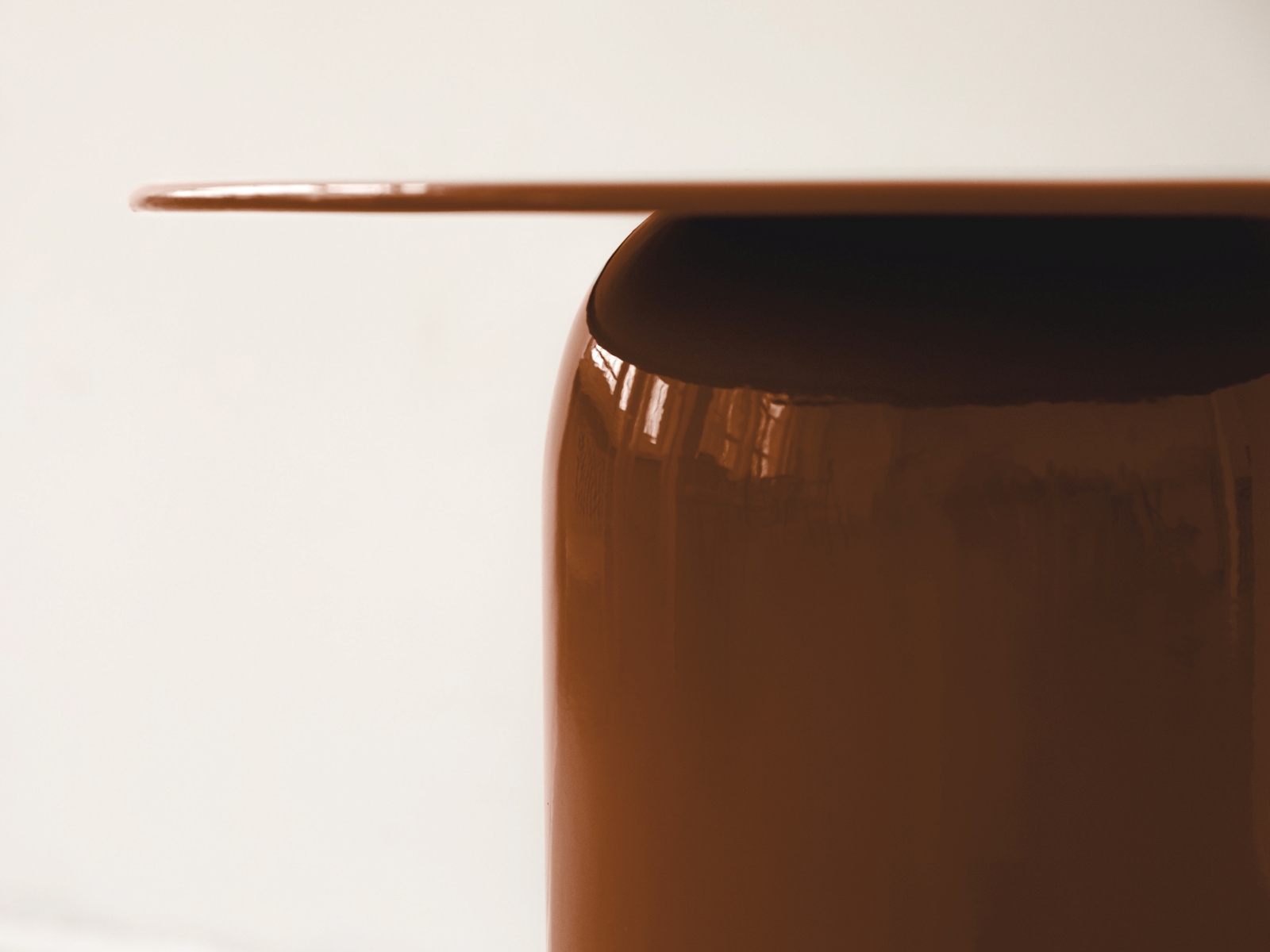 Clementin Beistelltisch Holz Orange 45x45x50 cm