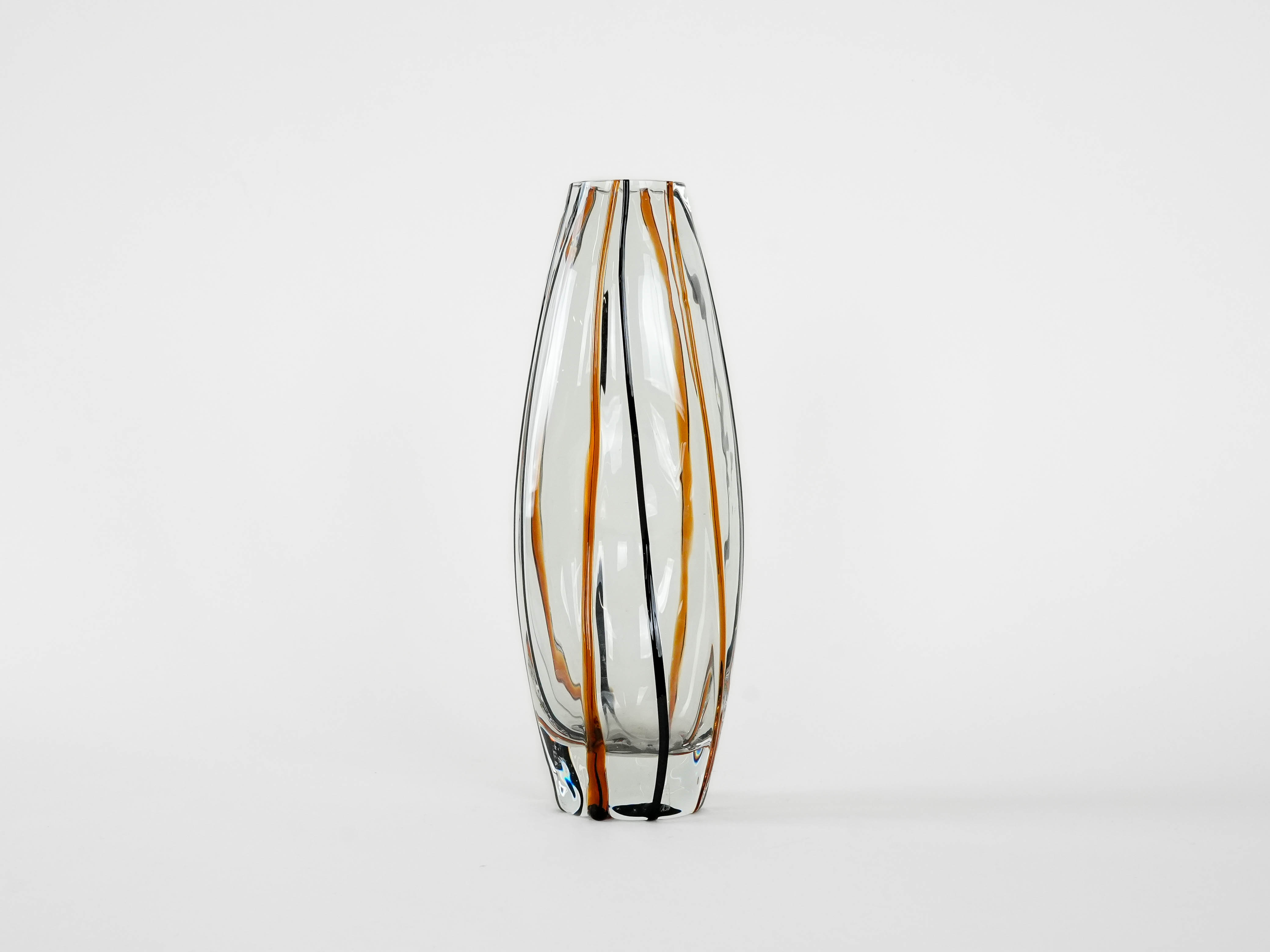 Glass carafe Transparent 1970s
