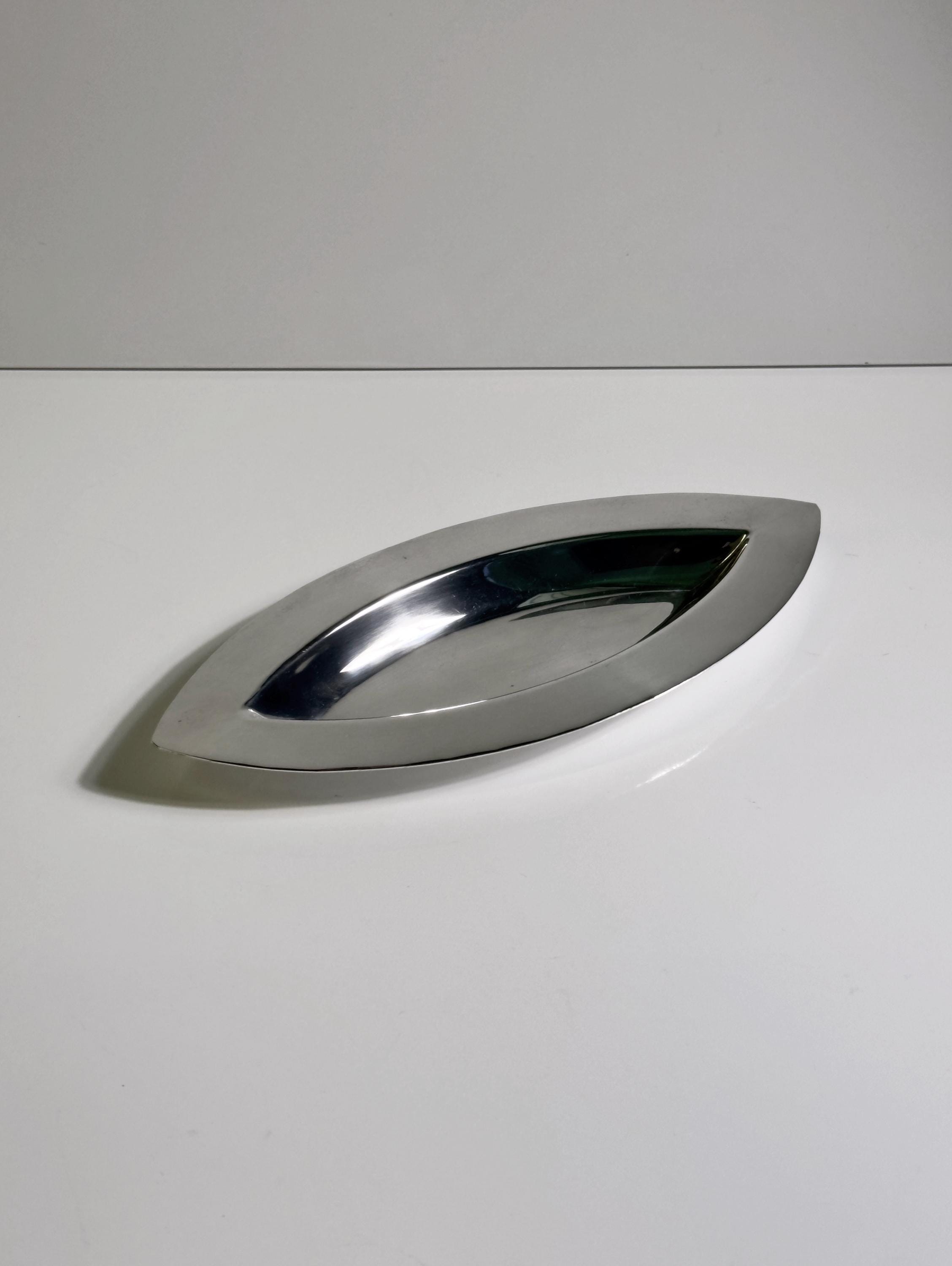 Vintage Silver-Plated Serving Bowl Silver 1980s