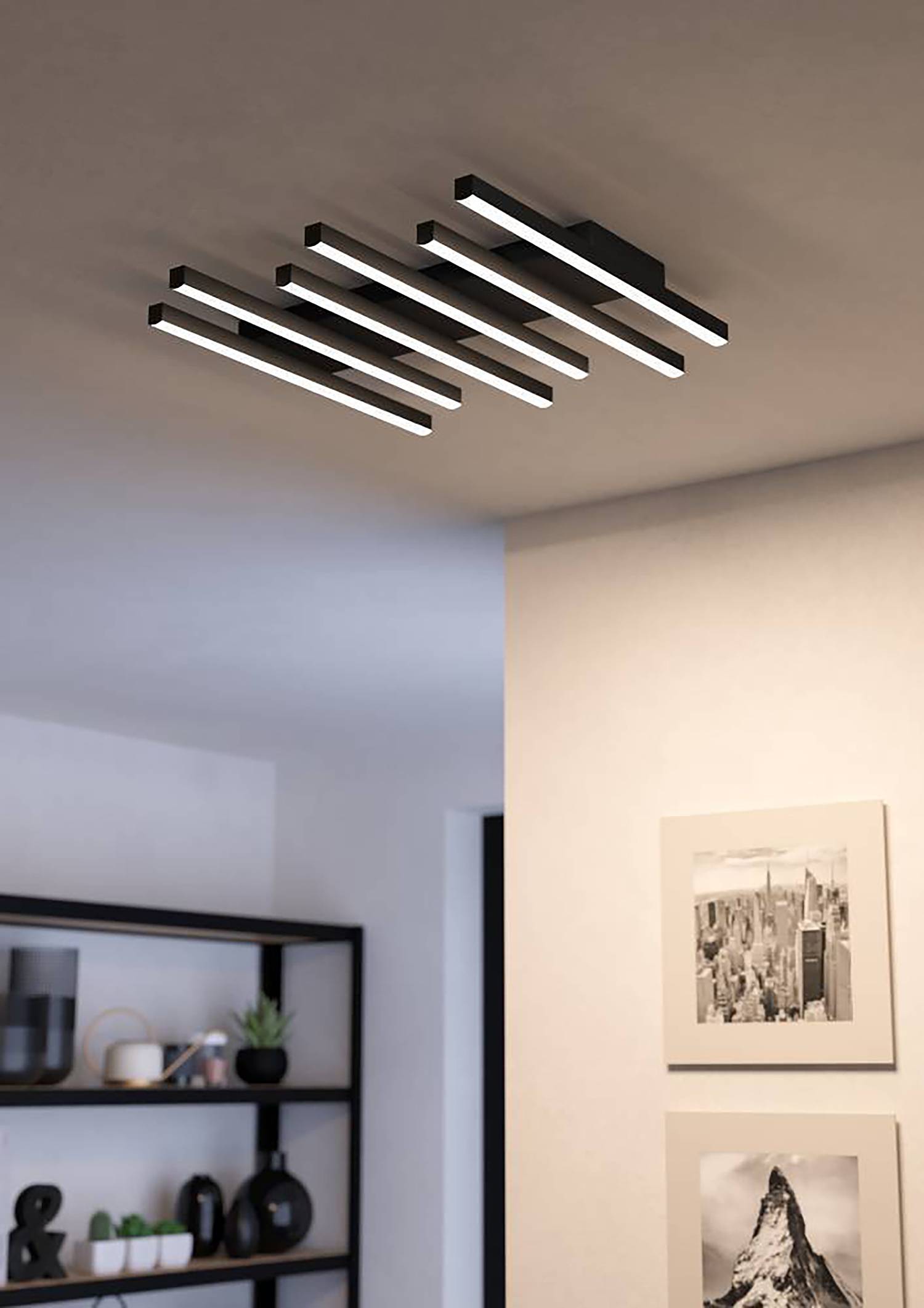 Padulari Deckenleuchte Stahl Polycarbonat 1-flammig