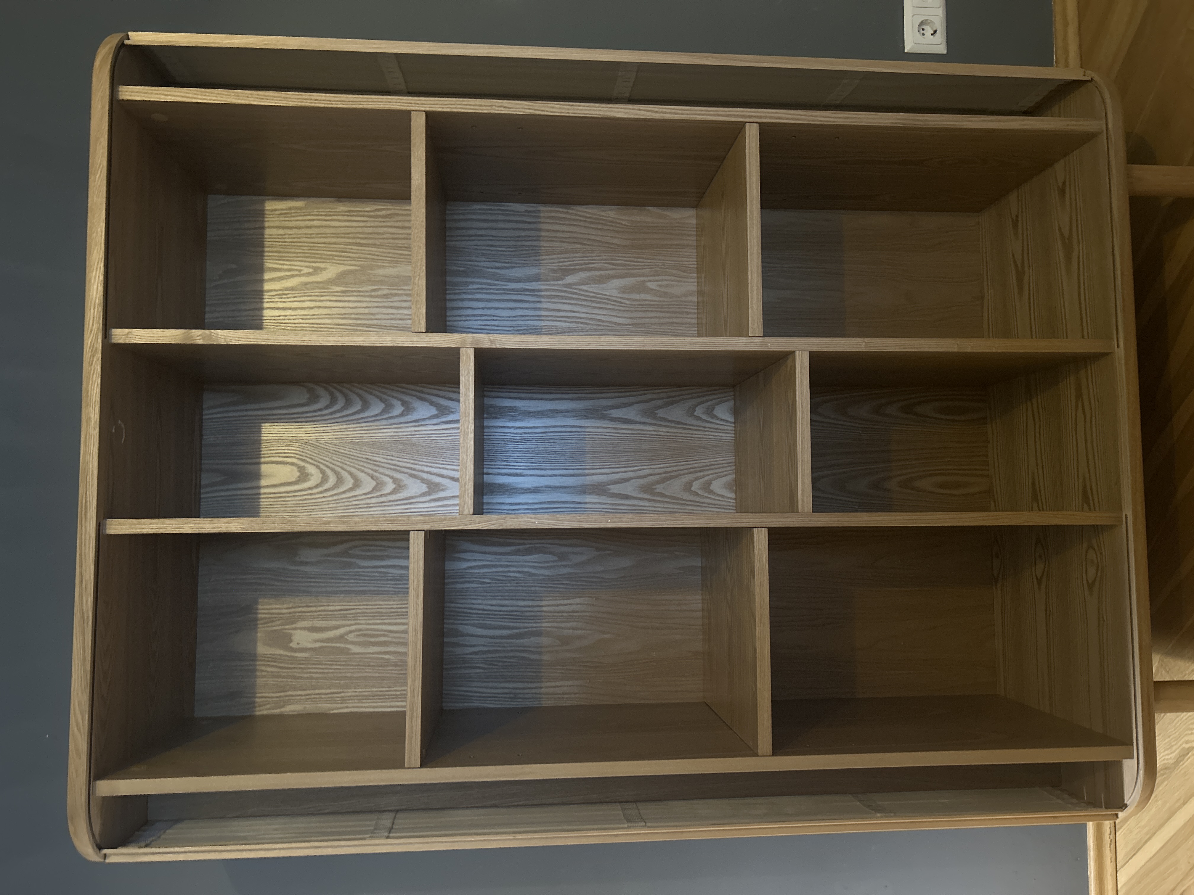 Mailen Highboard Holz Hellbraun