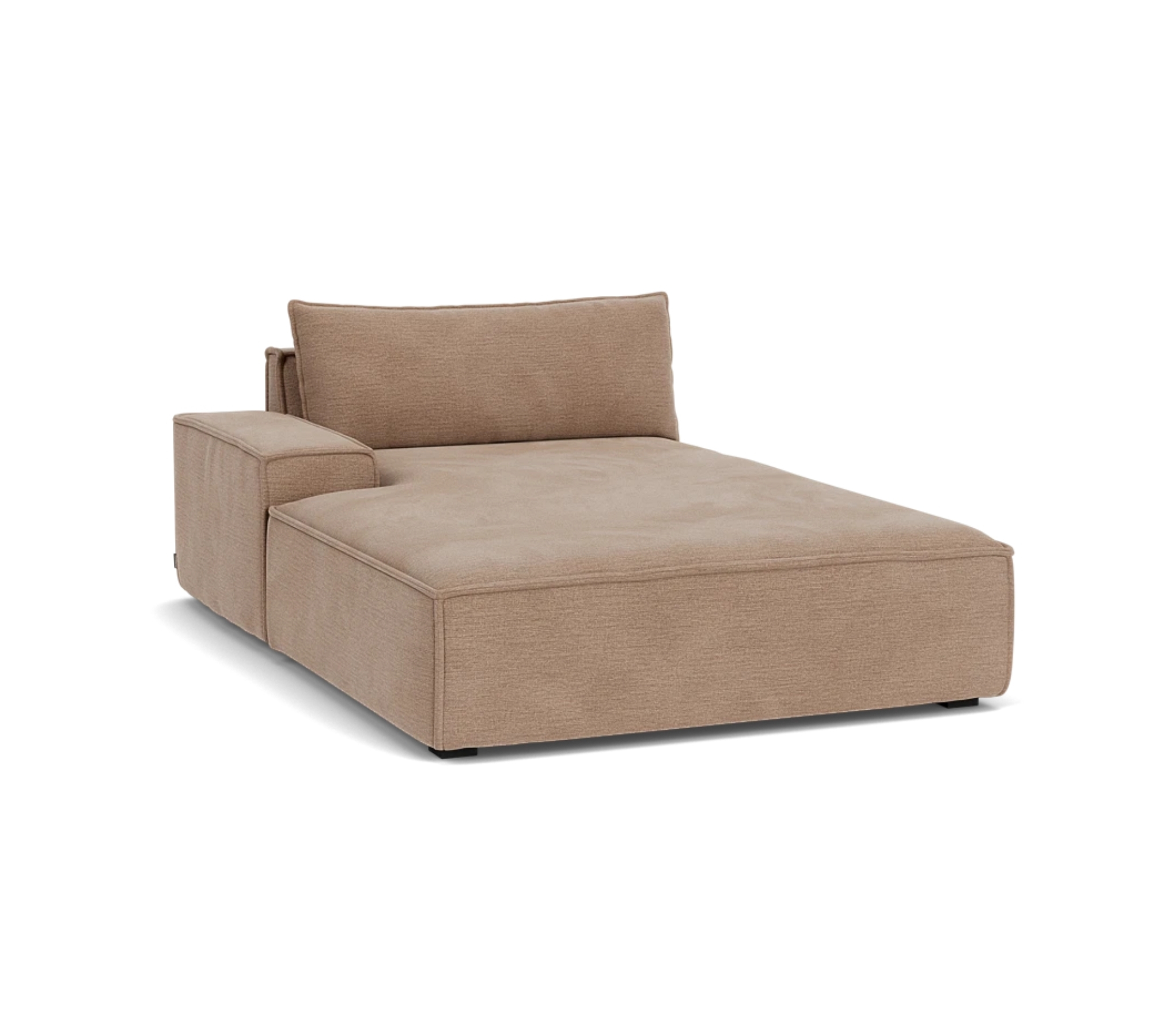 Daphne 1-seater chaise longue left Pasha Dune