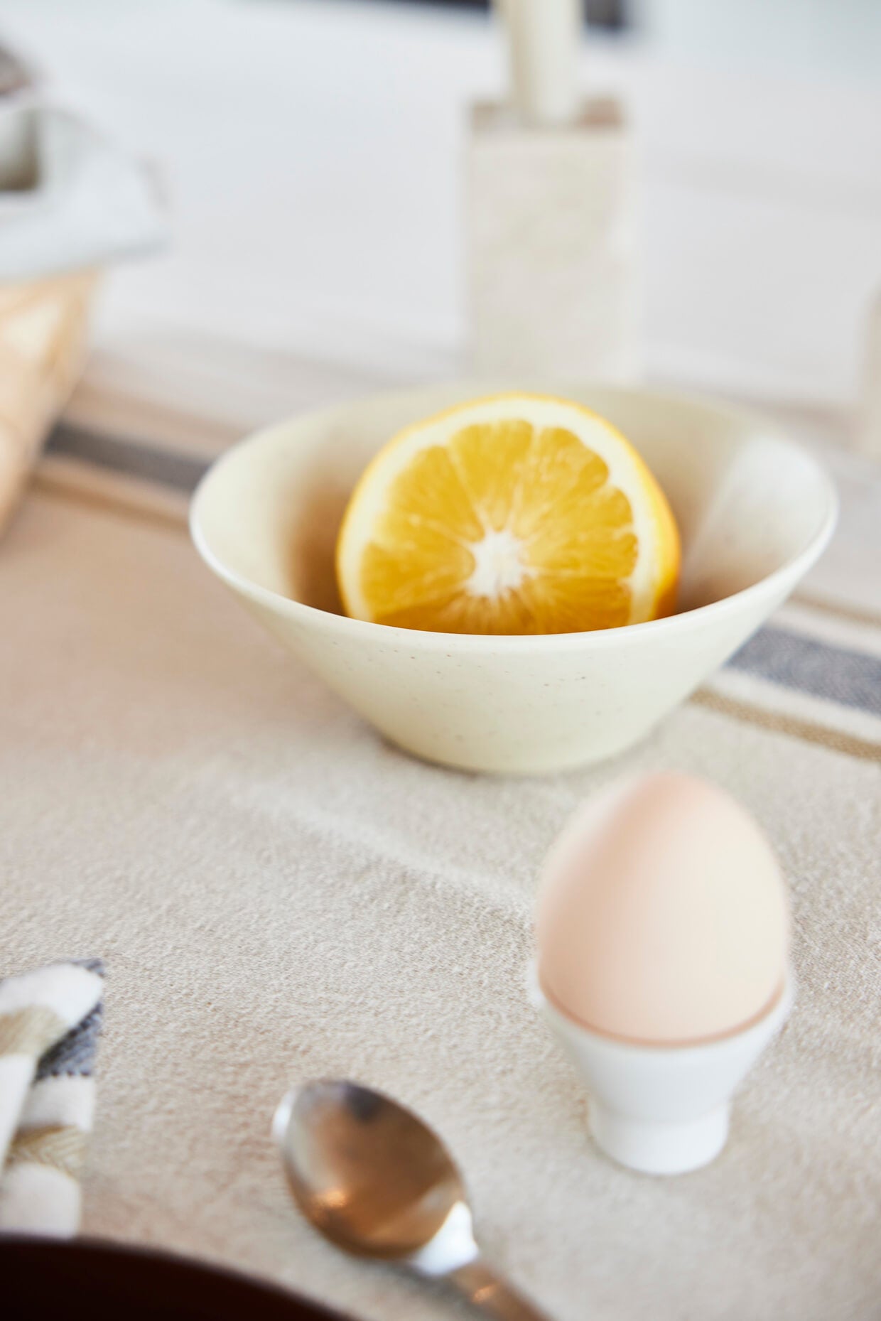 Yuka Bowl Medium Stone Cream