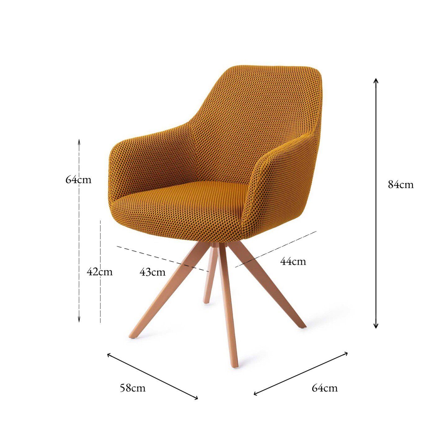 Hiroo Esszimmerstuhl Groovy Garam