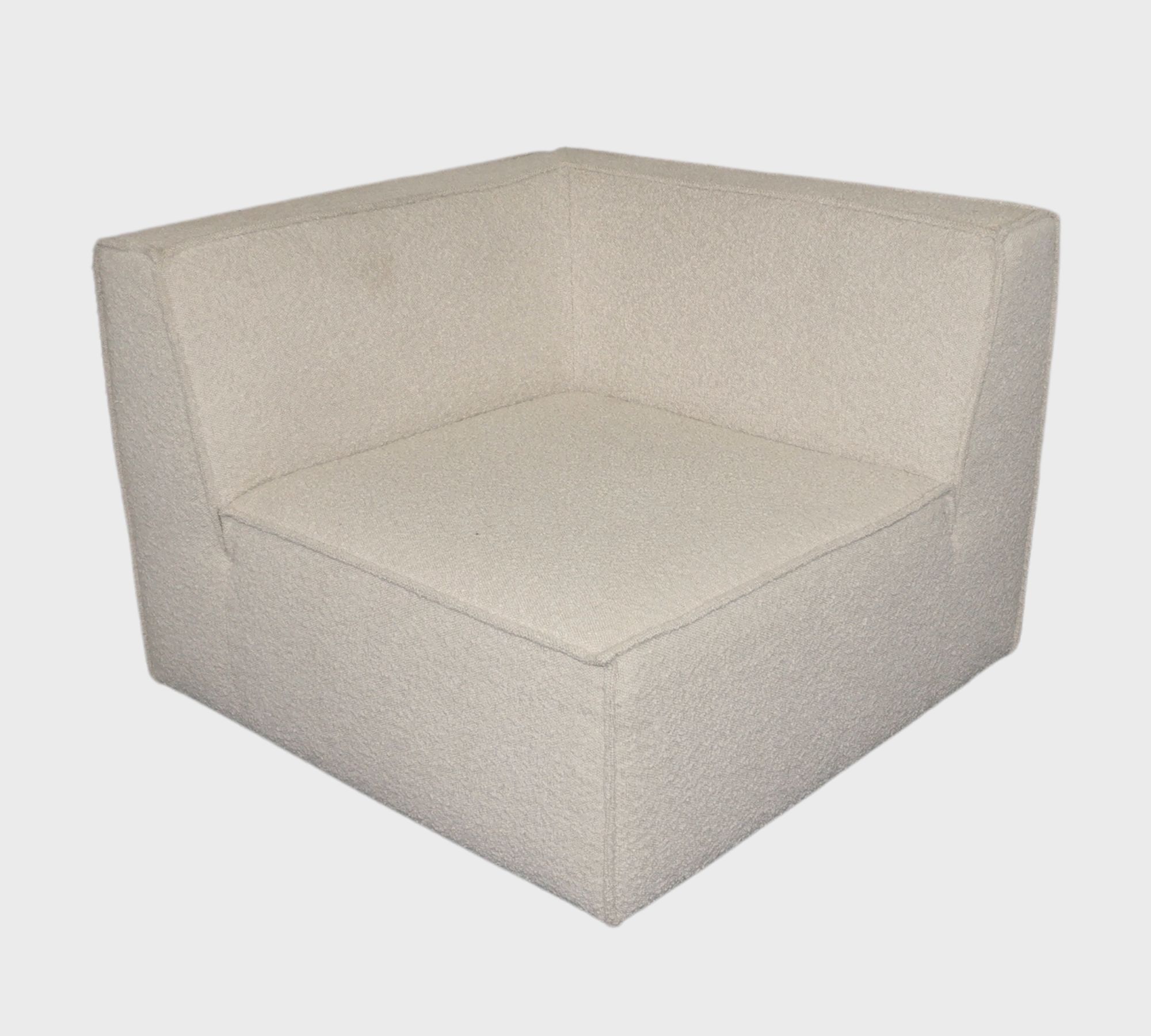 Dane 1-Sitzer Eckmodul Links Maya Cream