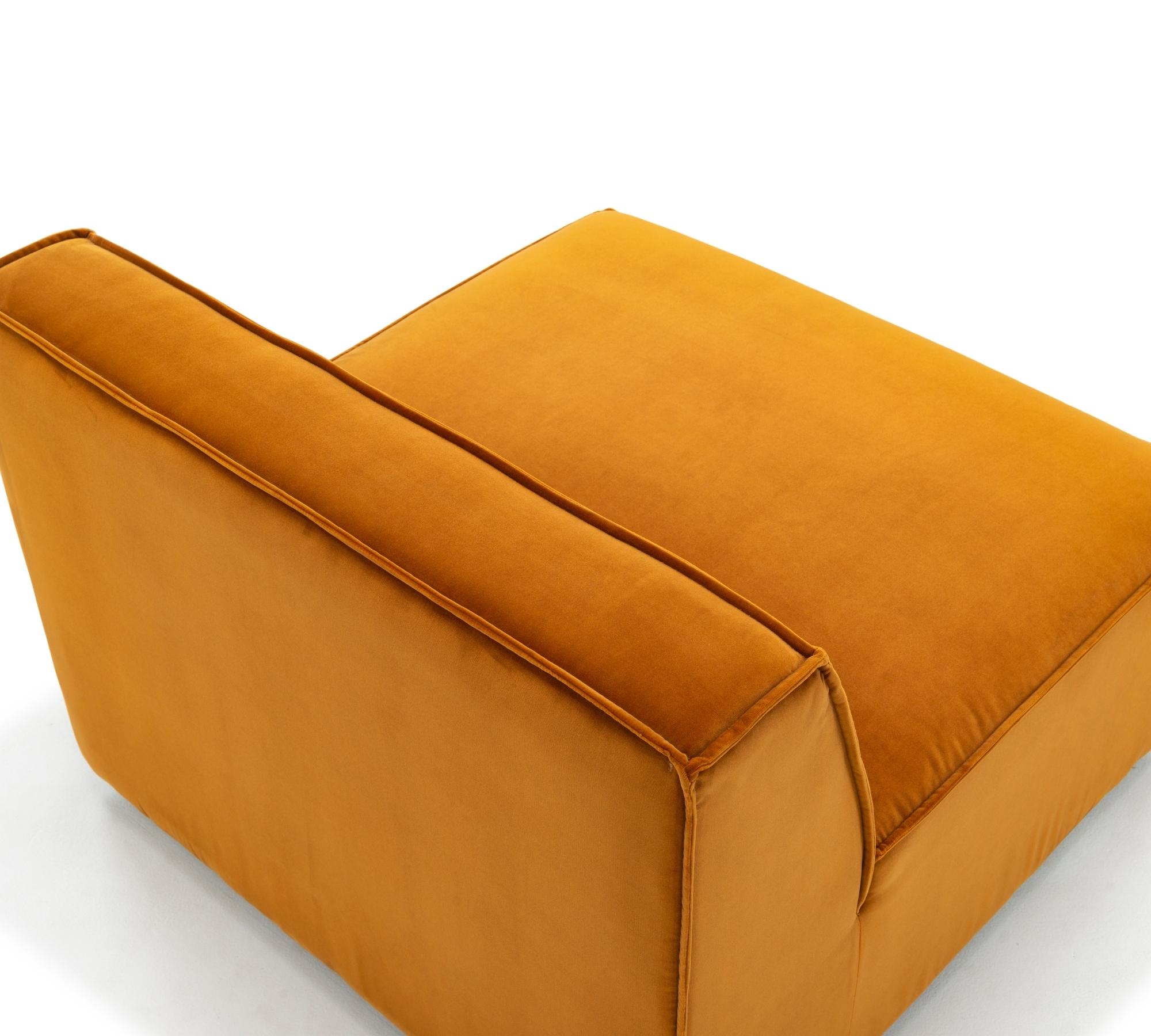 Dane 1-Sitzer Modul Velour Matt Amber