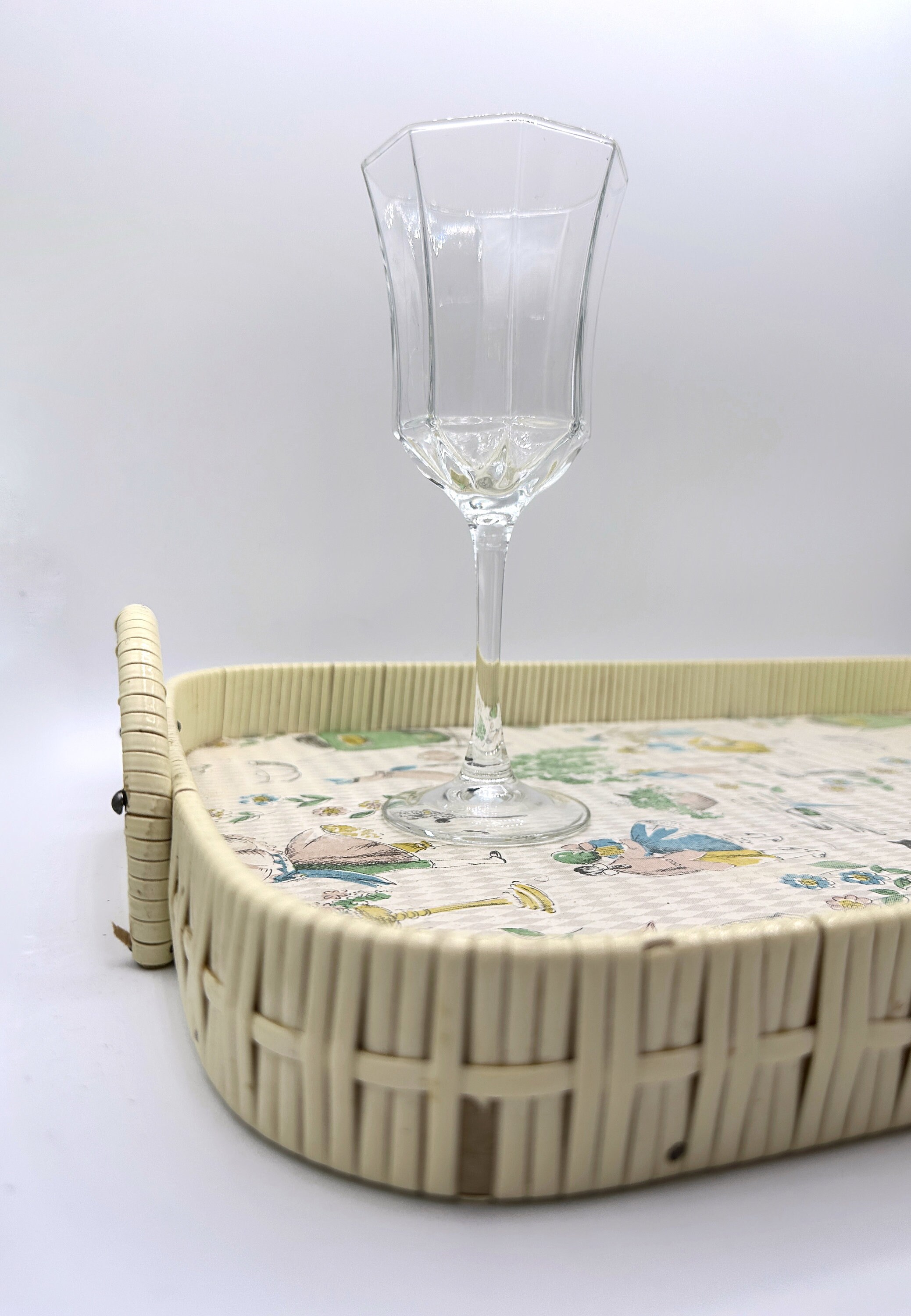 Tray with handles 1950s