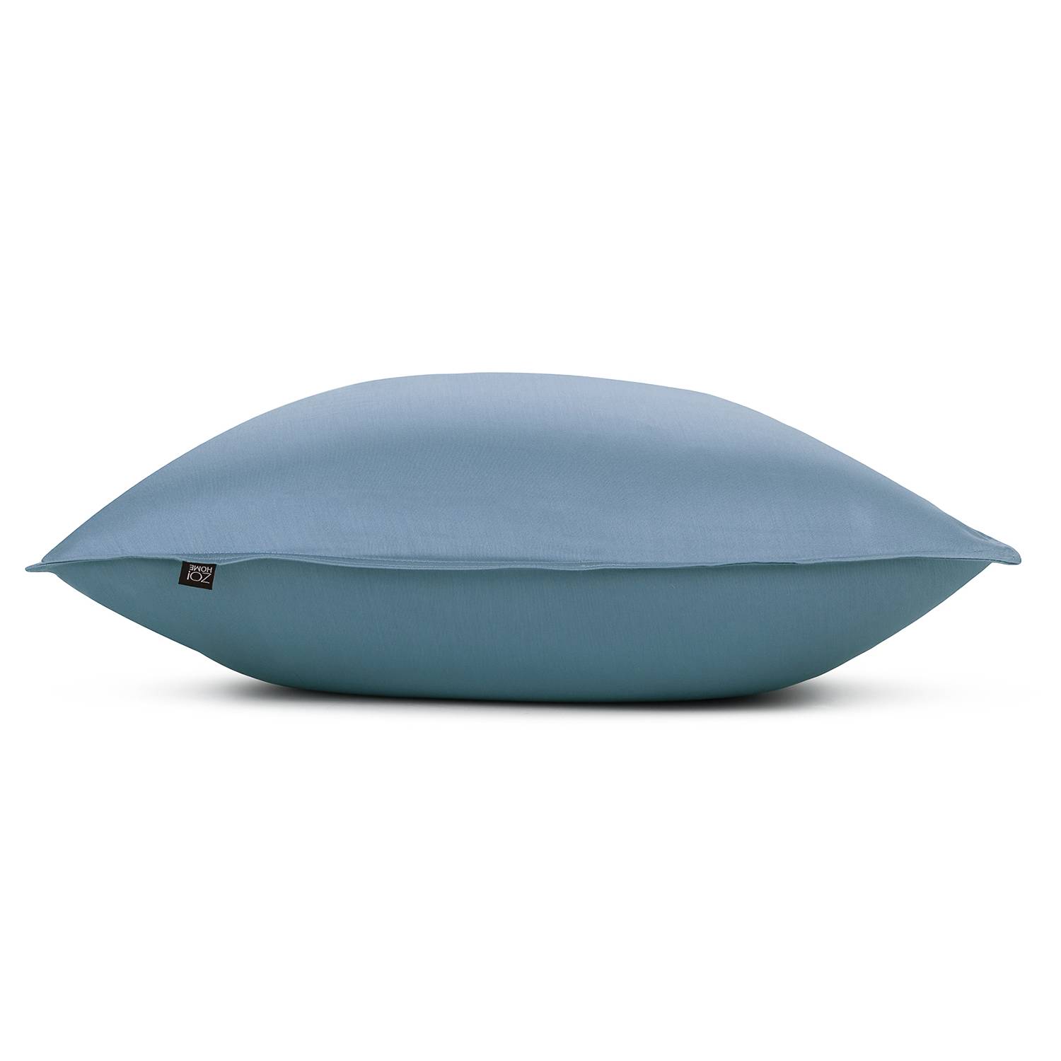 2x Satinado II Kissenbezug Baumwolle Satin Blau 50 x 50 cm