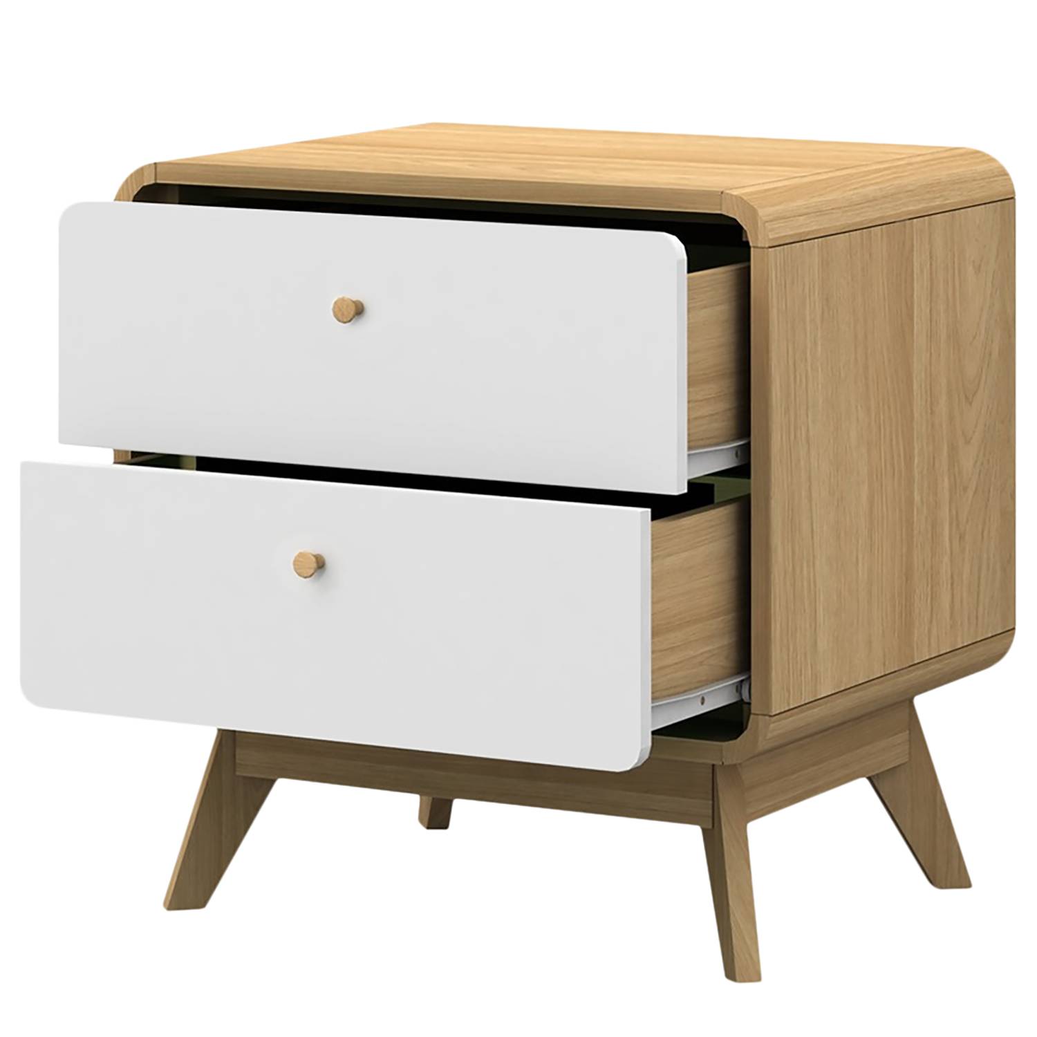 Nightstand Woodmoor Oak White
