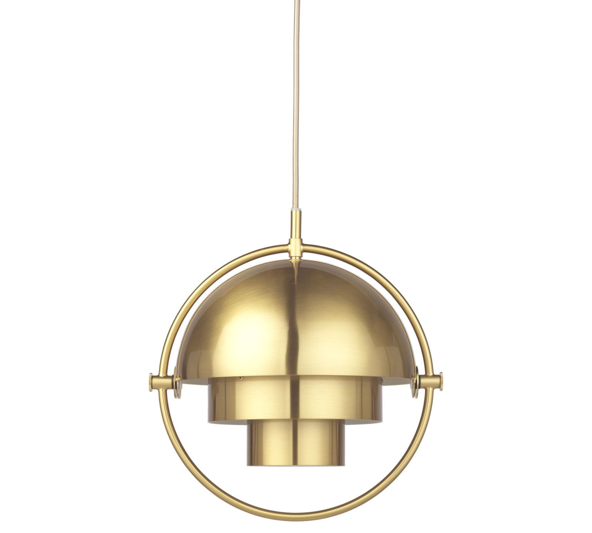 Multi-Lite Pendant Lamp Small Gold