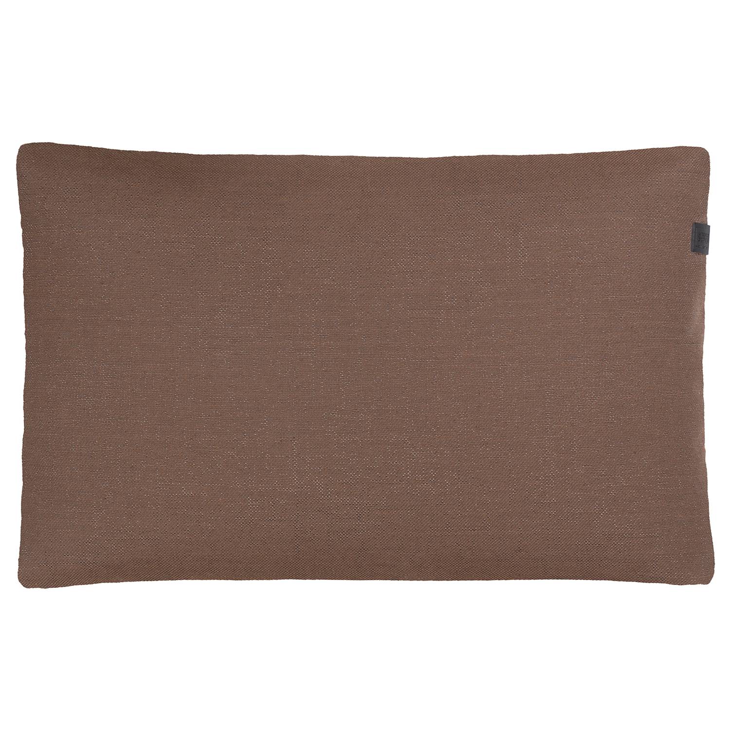 Solo II Kissenbezug Baumwolle Polyester Braun