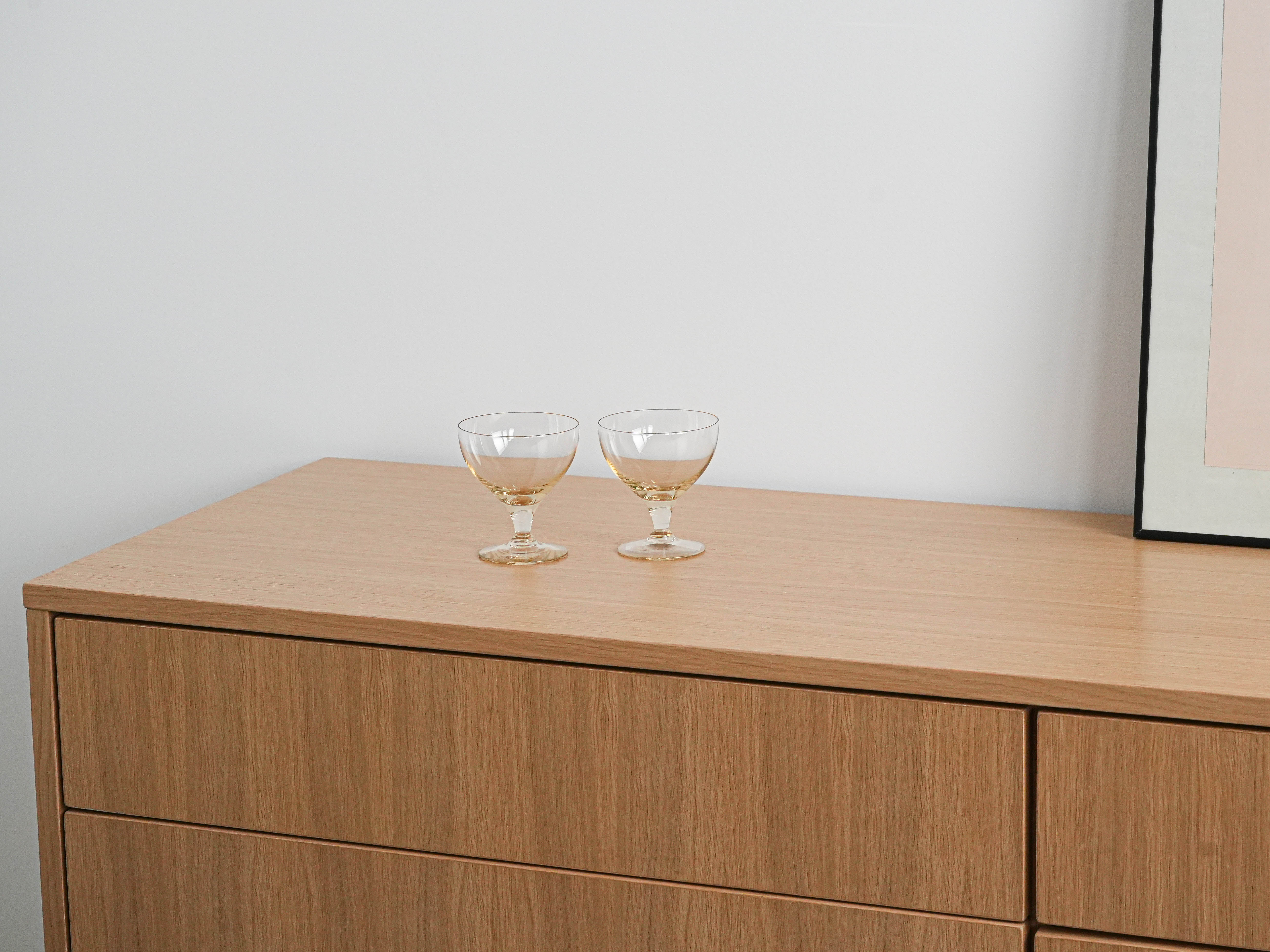 2x Dessert bowls Transparent