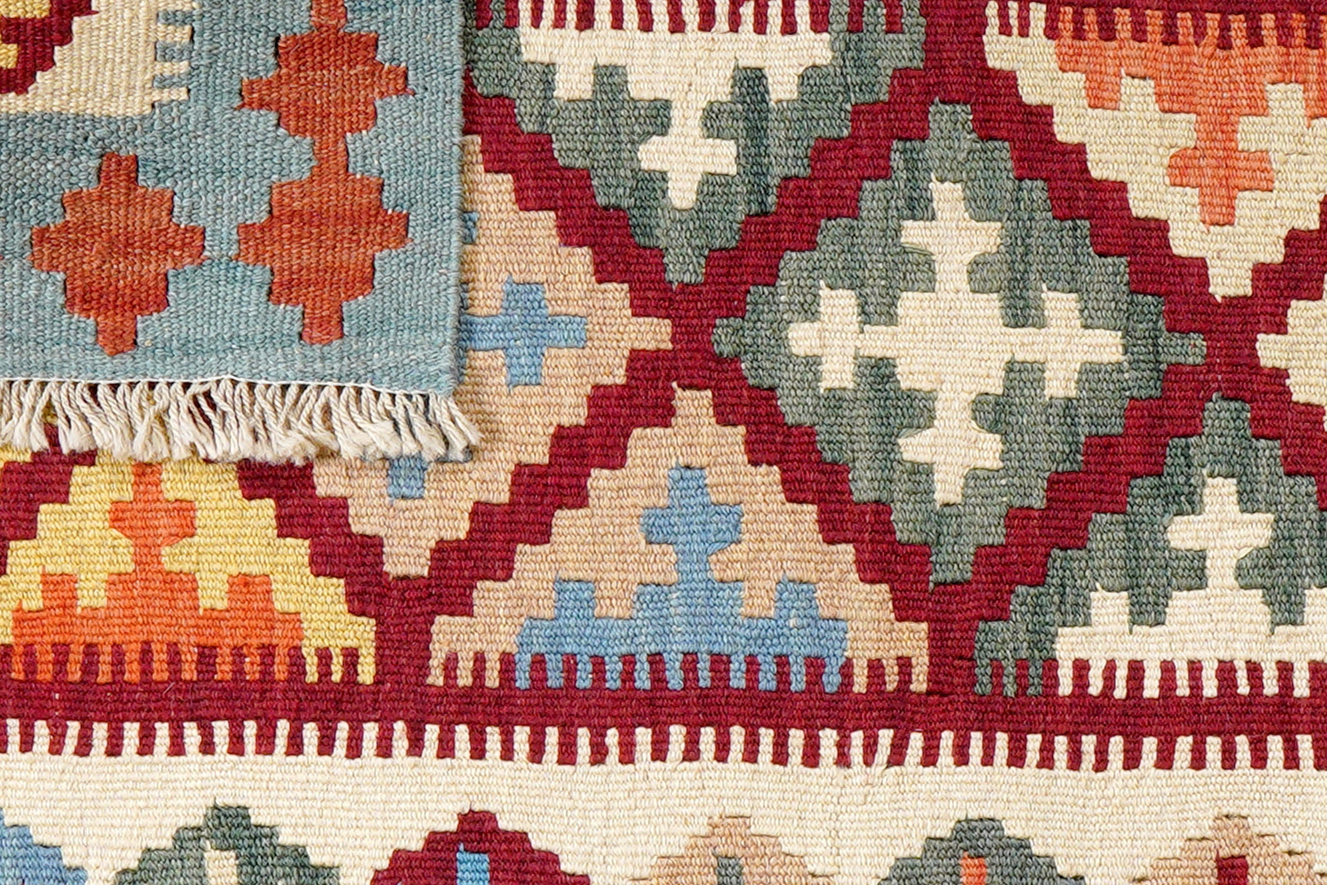 Kilim Gashgai Teppich Mehrfarbig