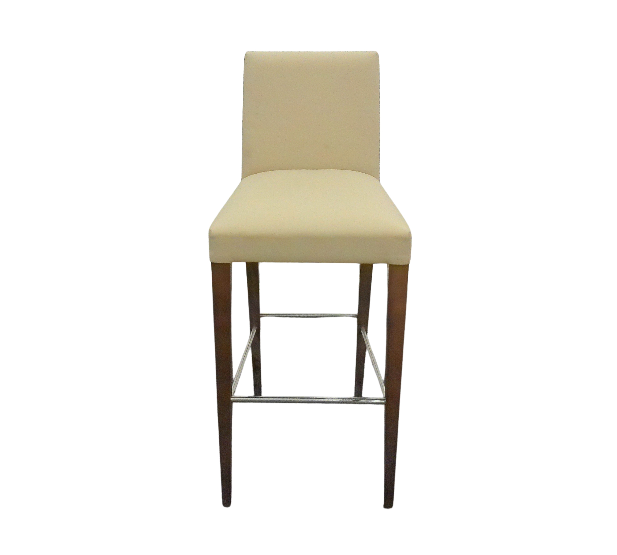Anna BQ1385 Bar stool Leather Wood Beige