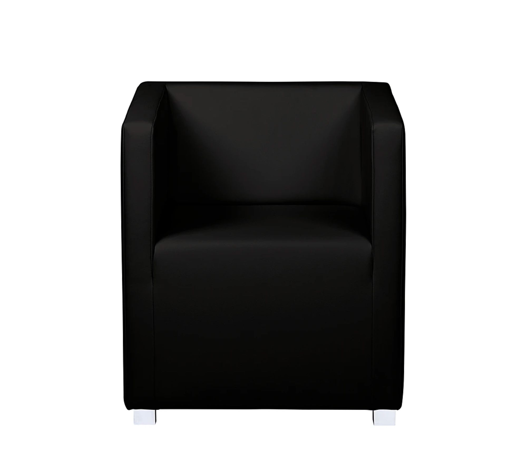 Sessel Kunstleder Schwarz