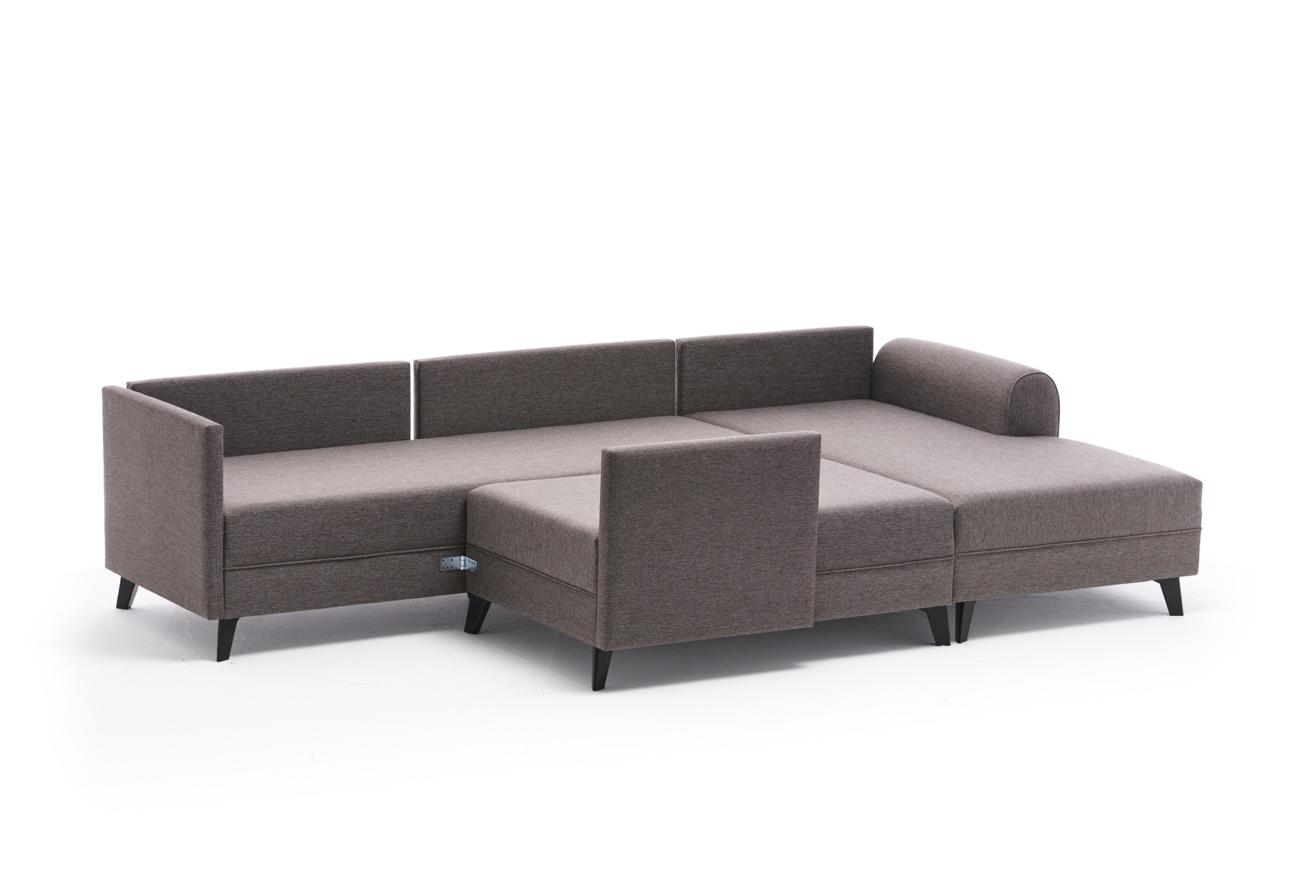 Belen Schlafsofa 4-Sitzer Braun