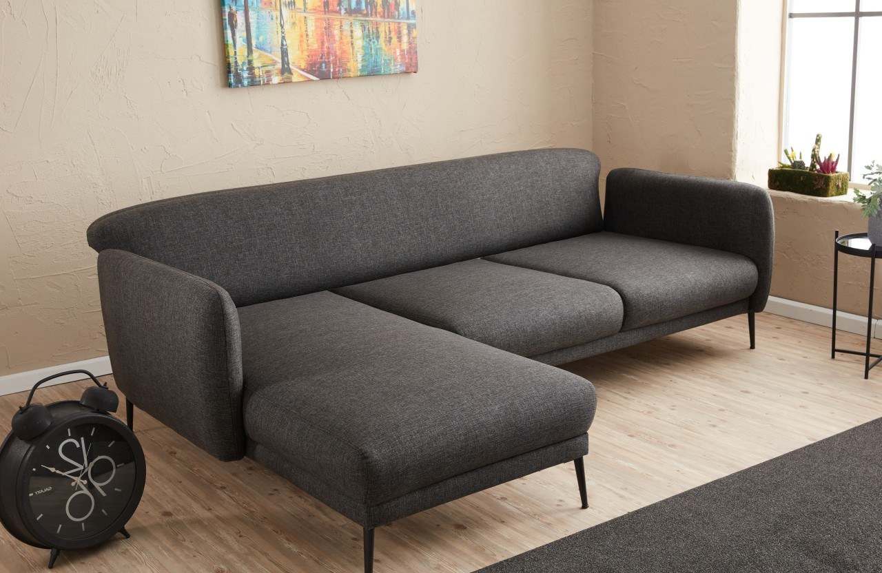 Venus Sofa Récamiere Links Anthrazit