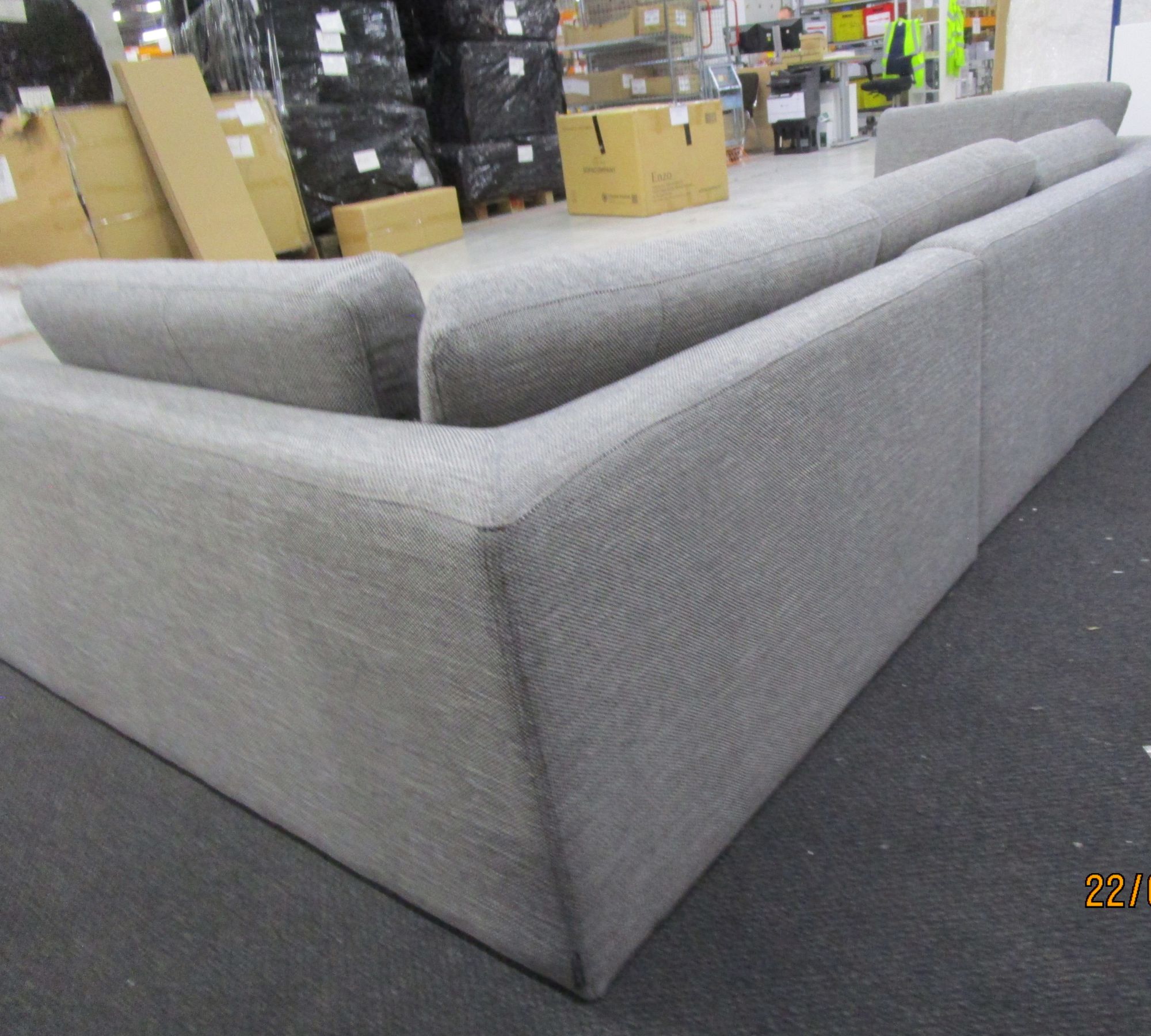 Nelson Sofa Récamiere Rechts Talent Dark Grey