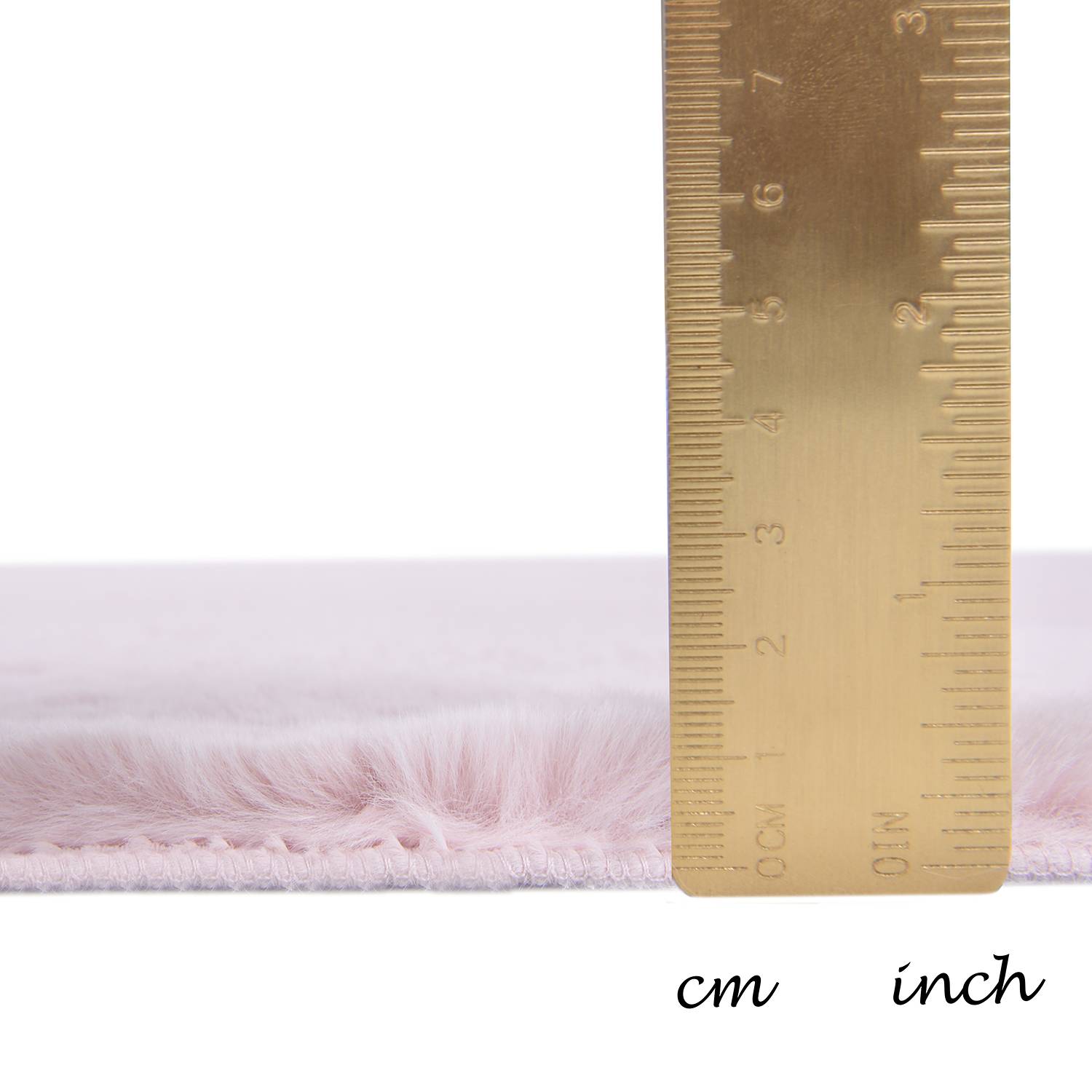 Shaggy rug Sara II Pink Ø 90cm