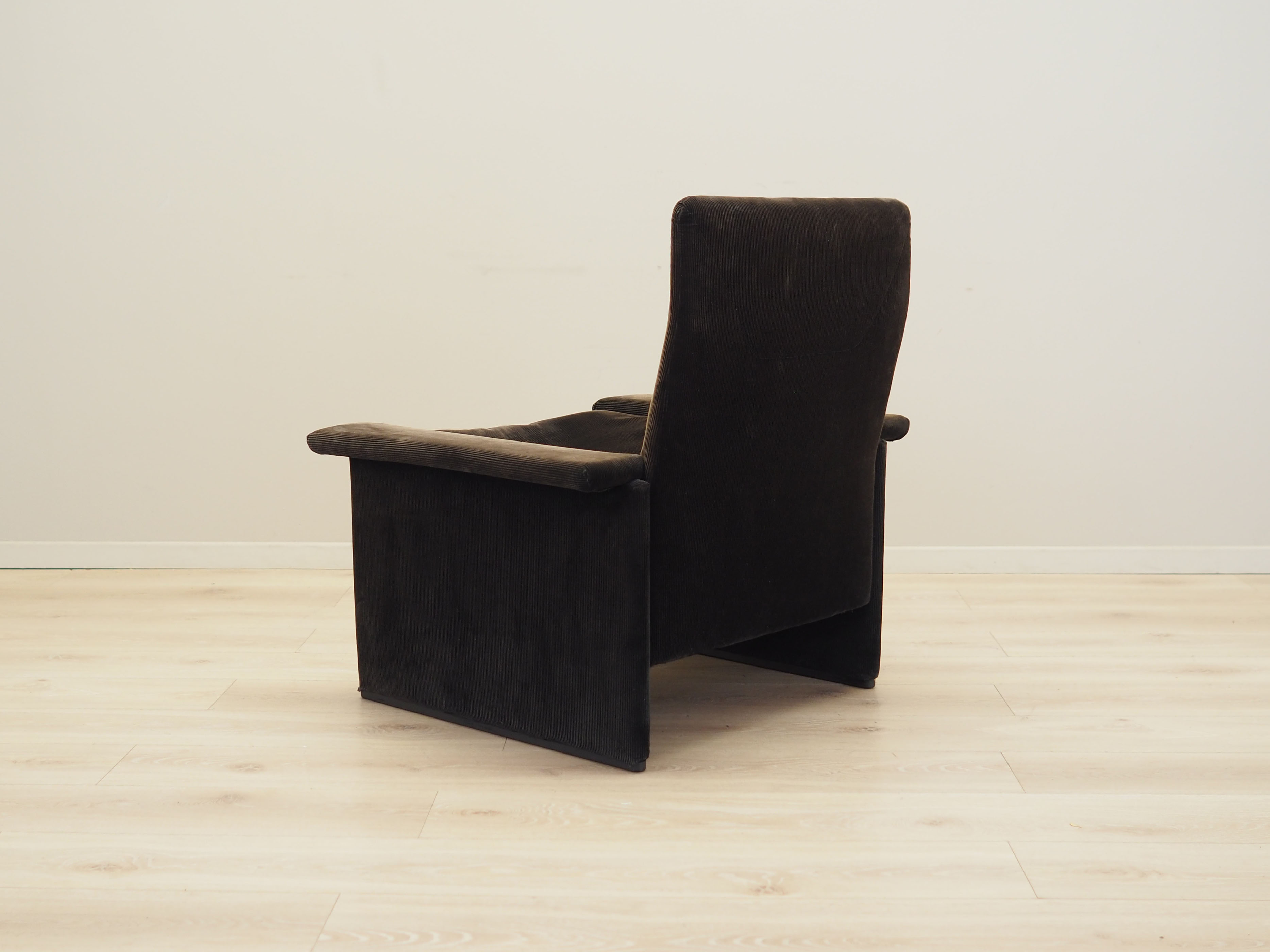Sessel Cord Braun 1970er Jahre
