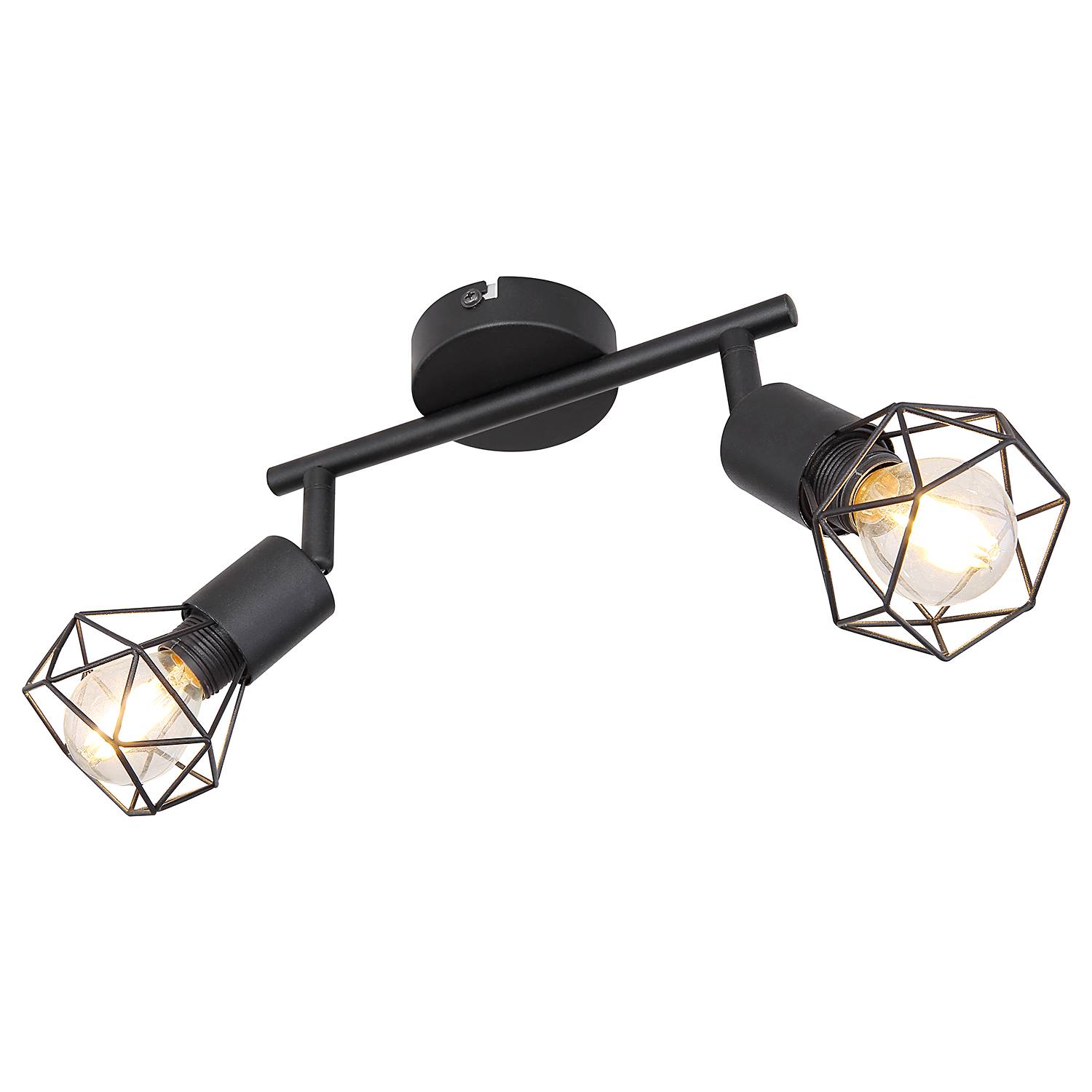 Xara I Ceiling spotlight Iron 2-bulb