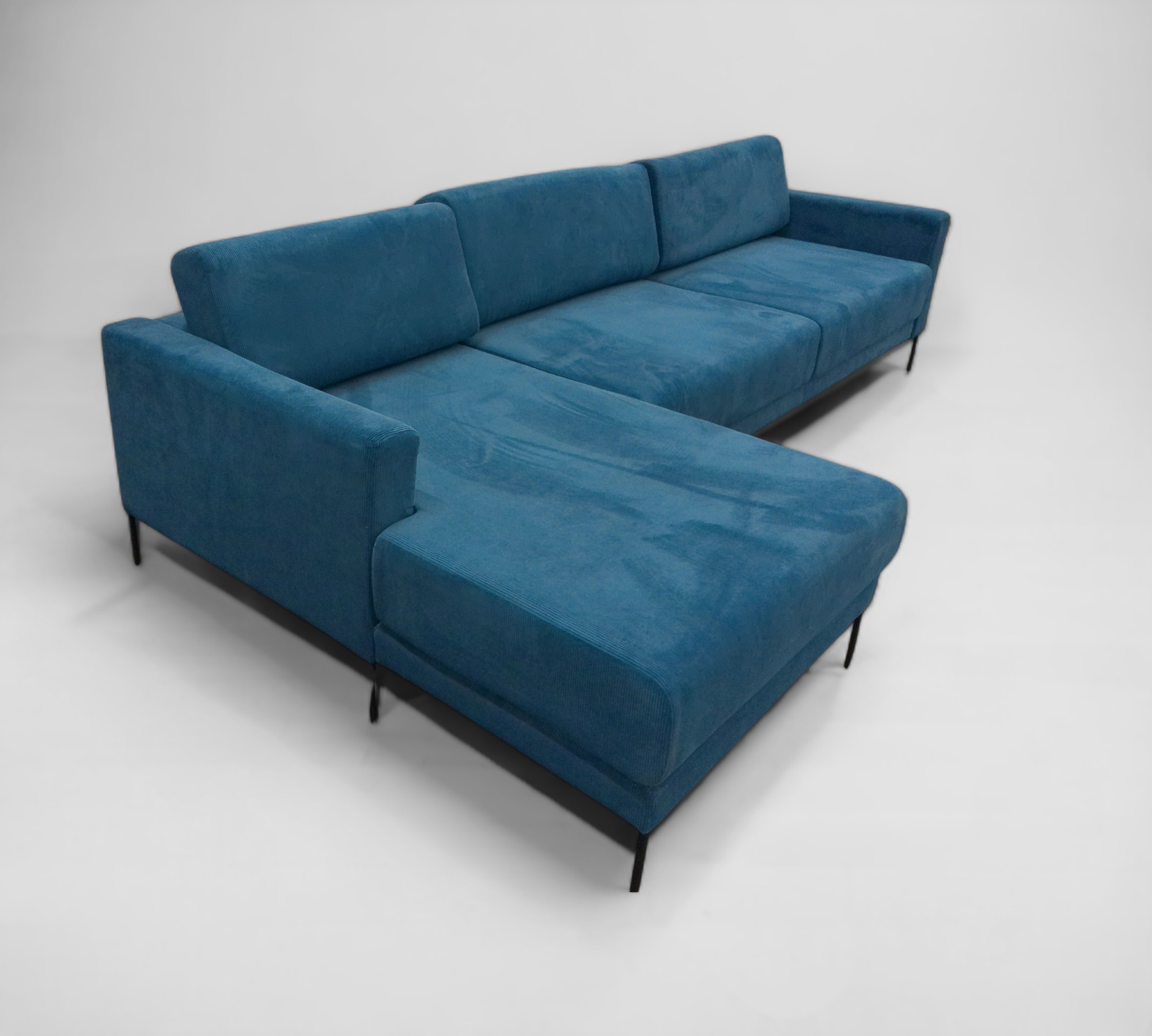 Tyme Sofa Récamiere Links Cord Marineblau