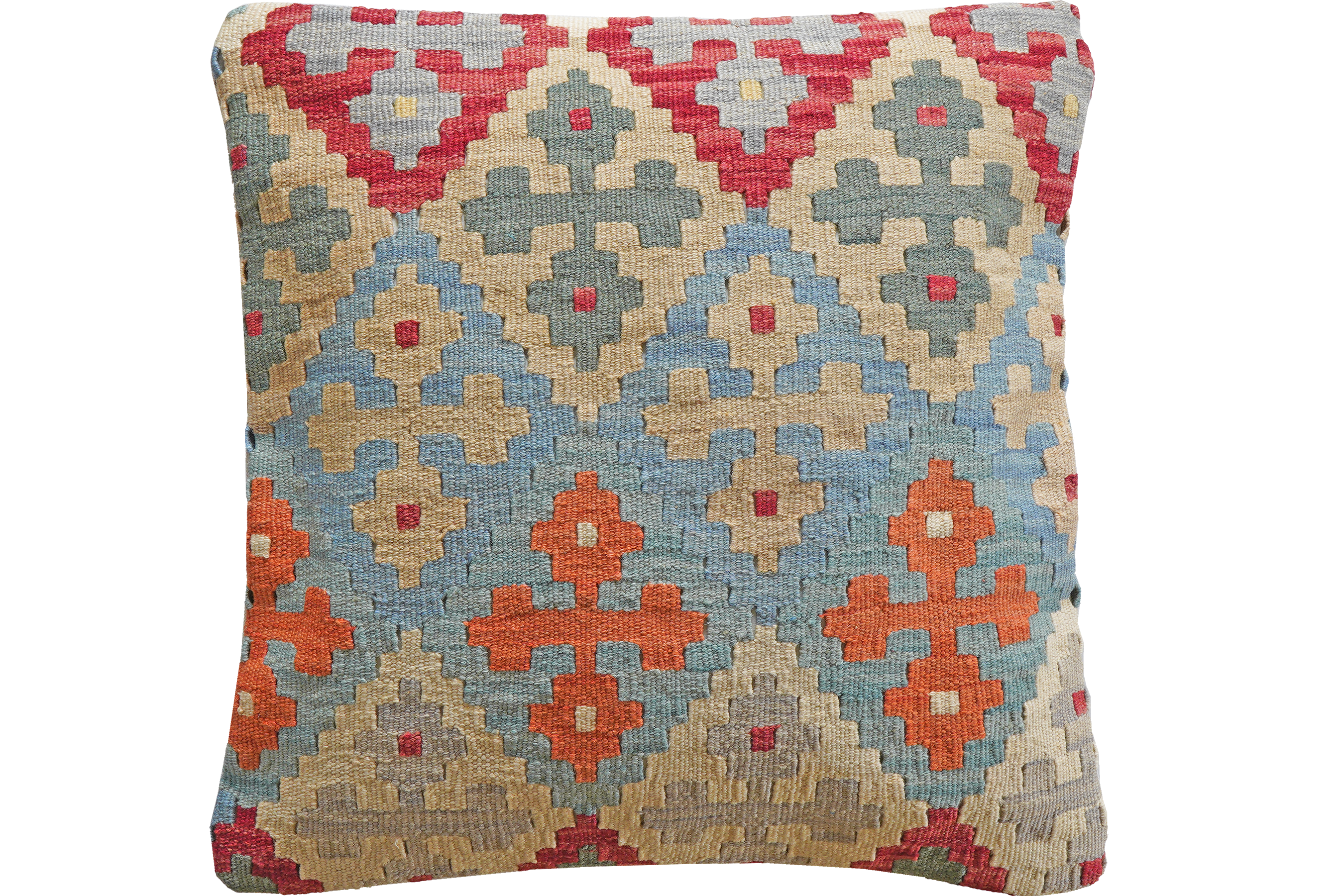 Carpet Pillow Wool Cotton Multicolored