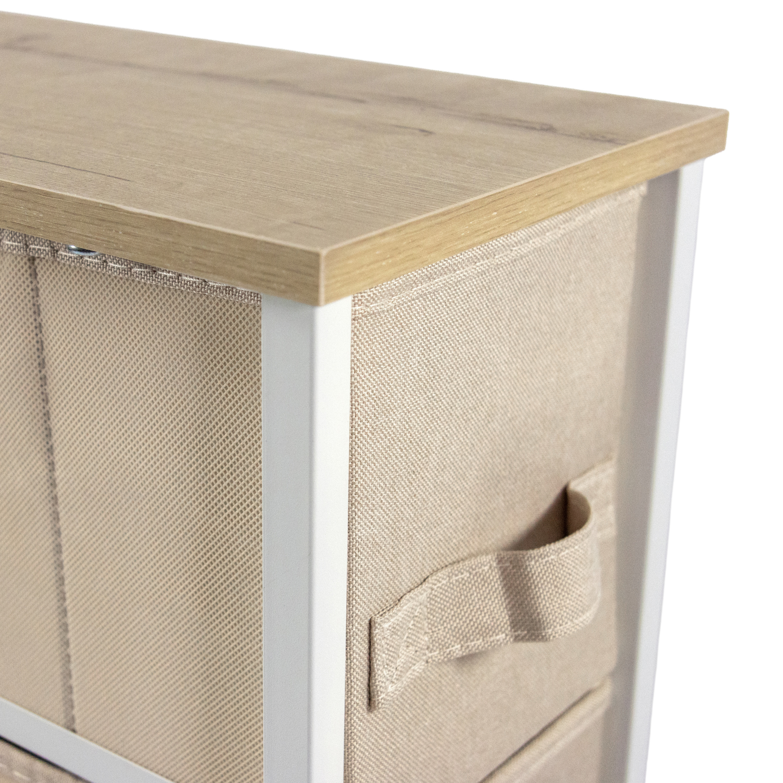 FOLDRESS S Scaffale con 4 scomparti Beige