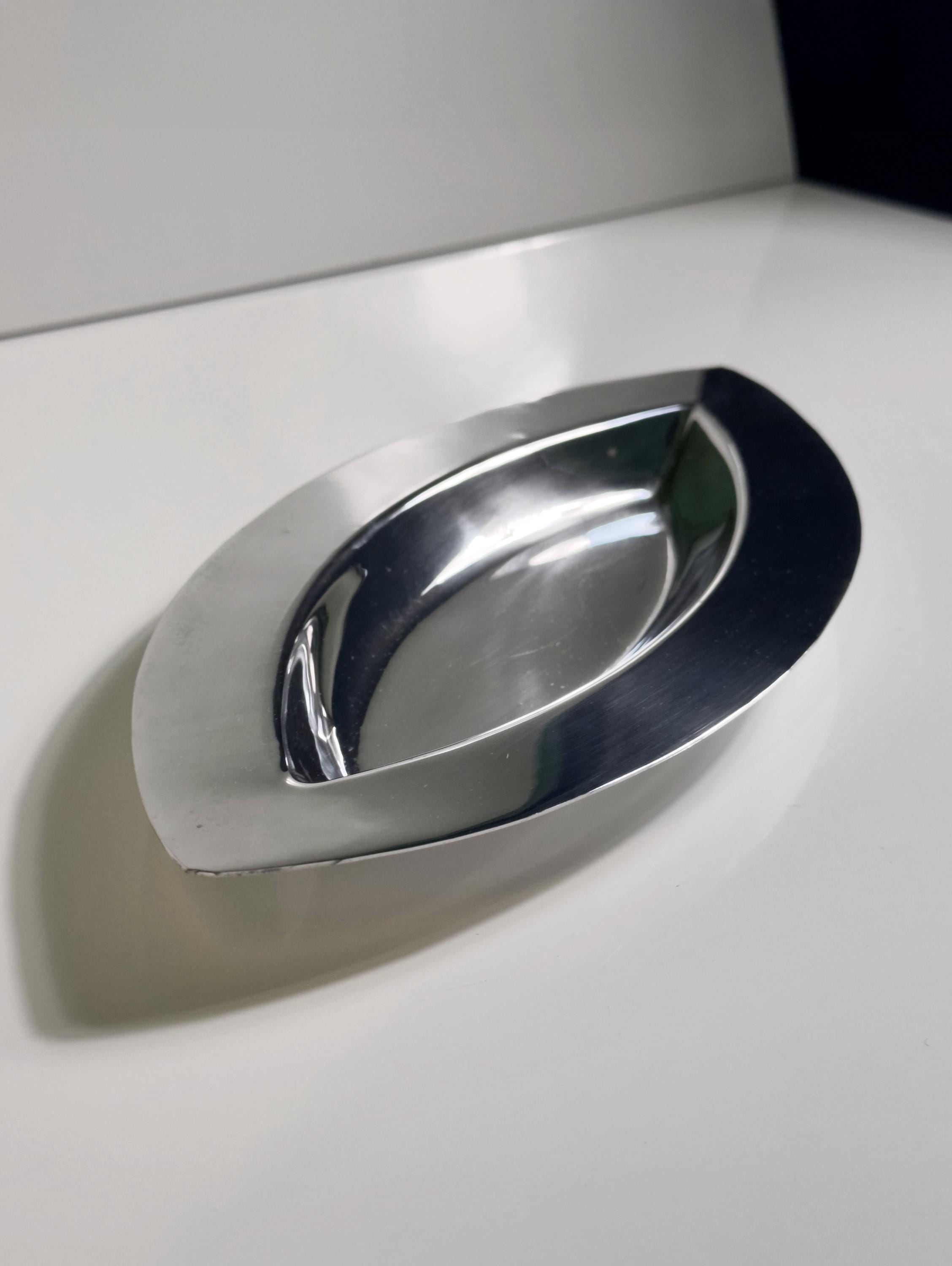 Vintage Versilberte Anbietschale Silber 1980er Jahre