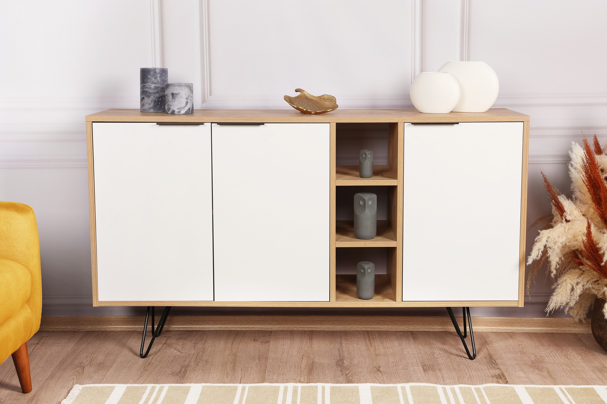 Clara chest of drawers white