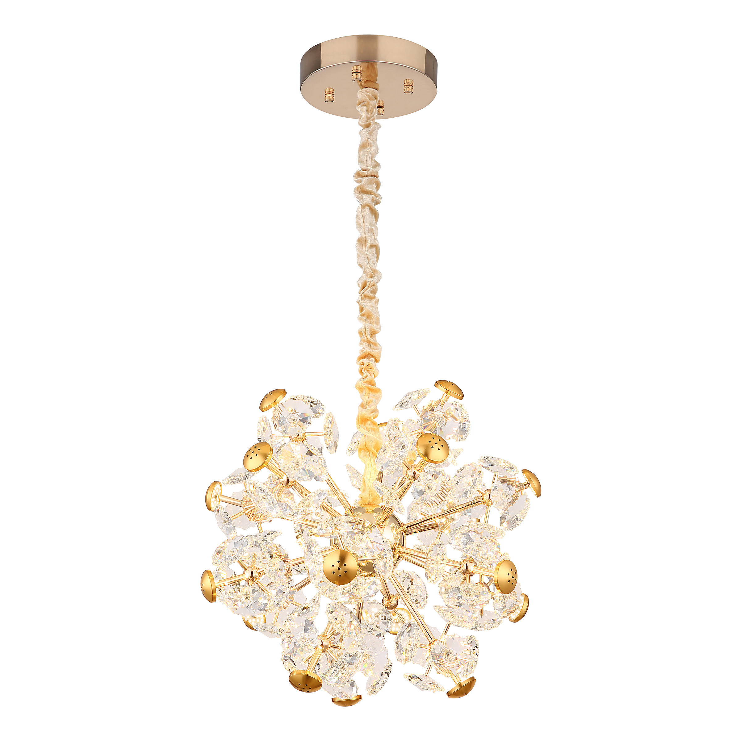 Floriella Typ B LED-Pendelleuchte  1-flammig Kristallglas