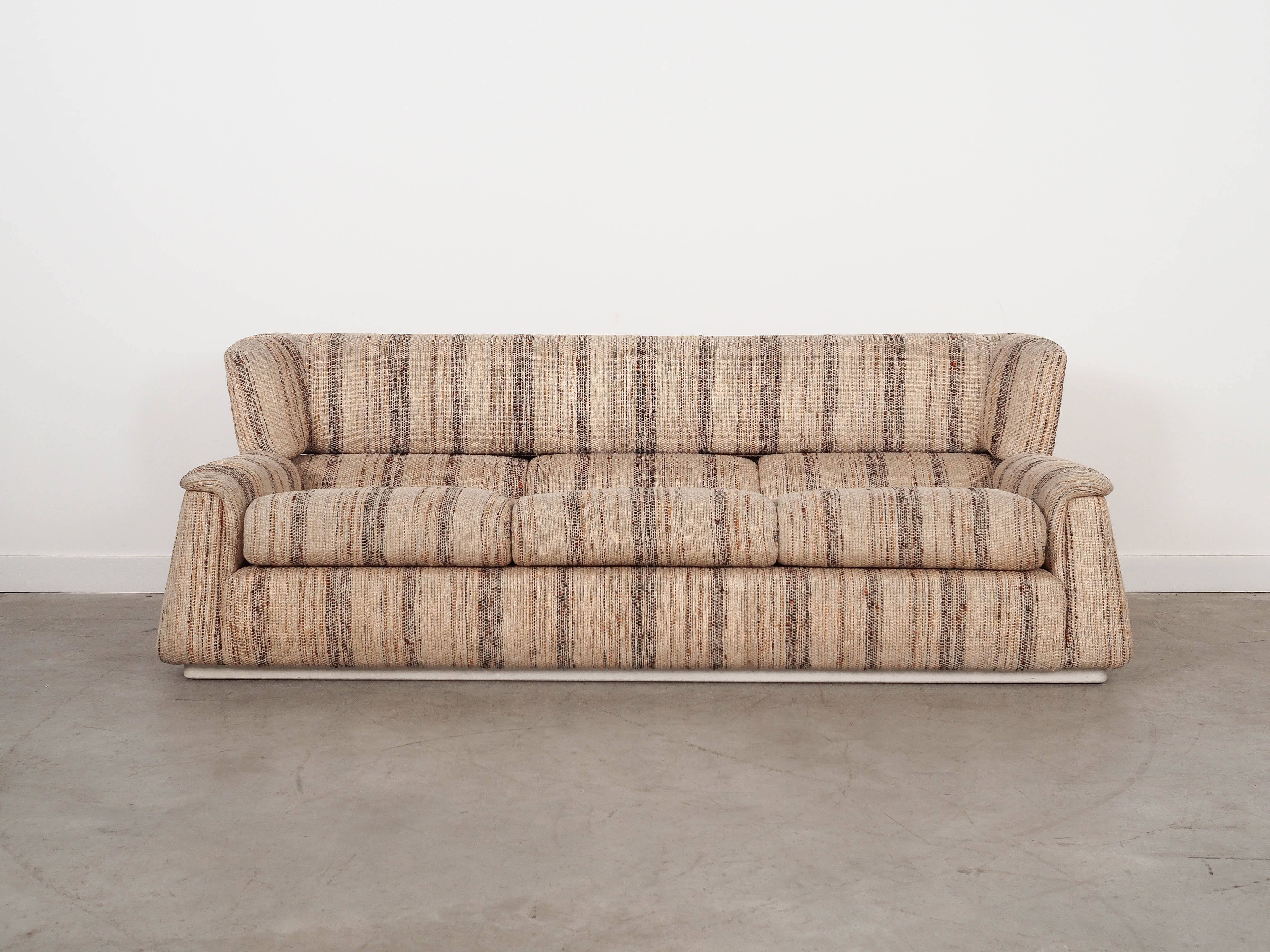 Saporiti Divano a 3 posti Tessuto Beige Legno anni '60