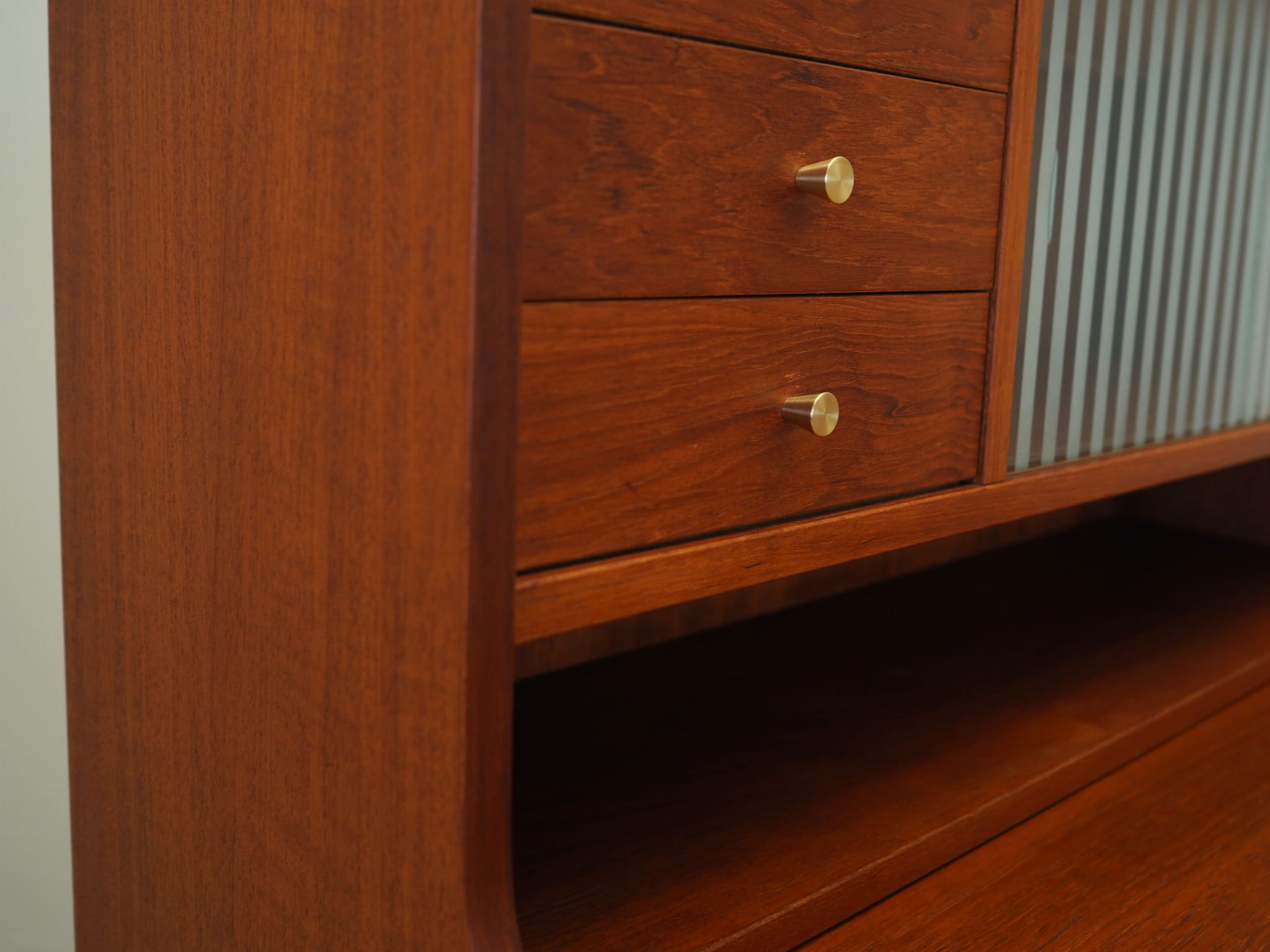 Vintage Secretary Teak Brown 1970s