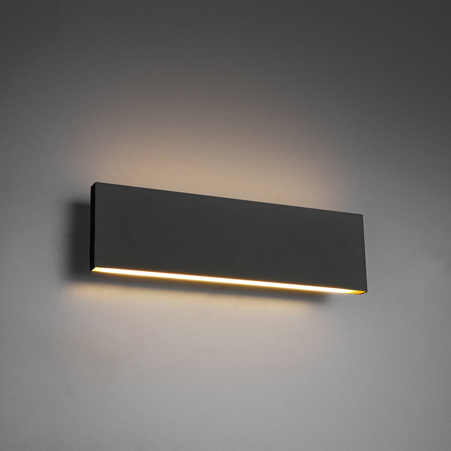 Concha LED-Wandleuchte Aluminium 2-flammig