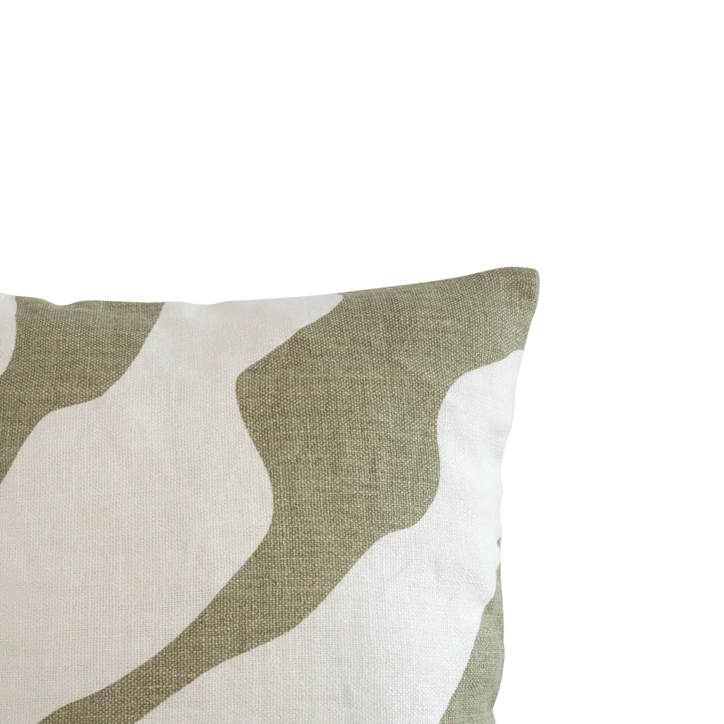 Flusso Cushion Moss Stone