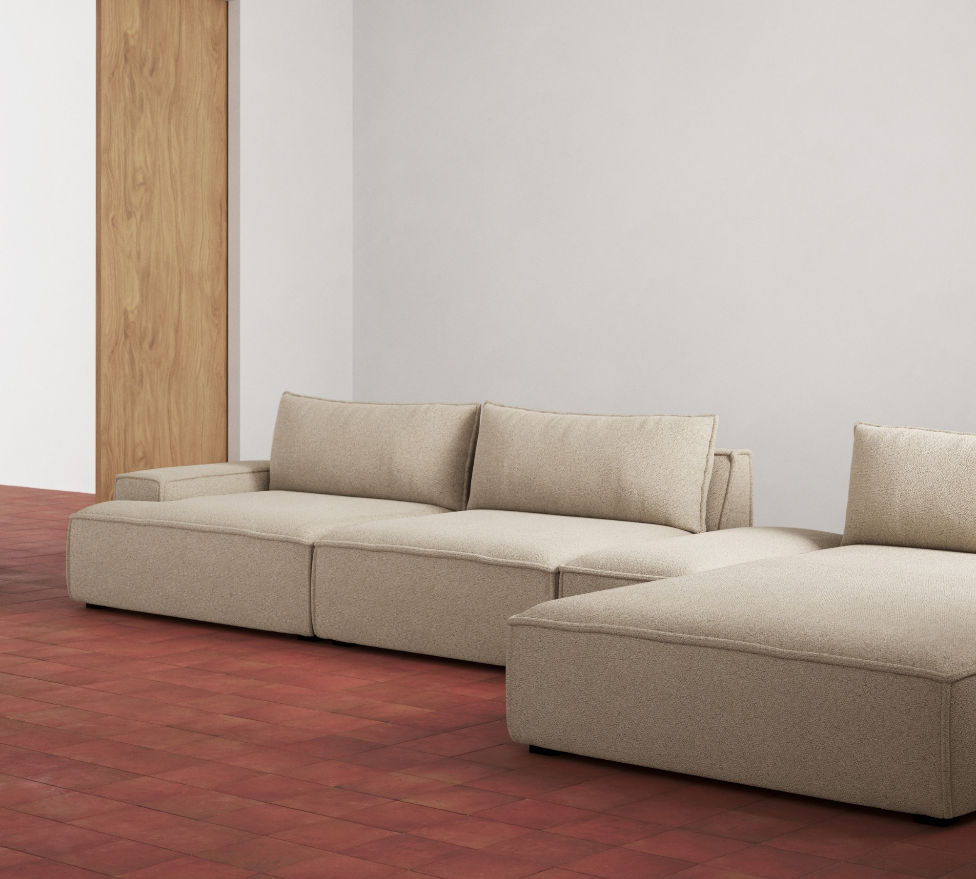 Daphne 1-Sitzer Modul Mark Sand