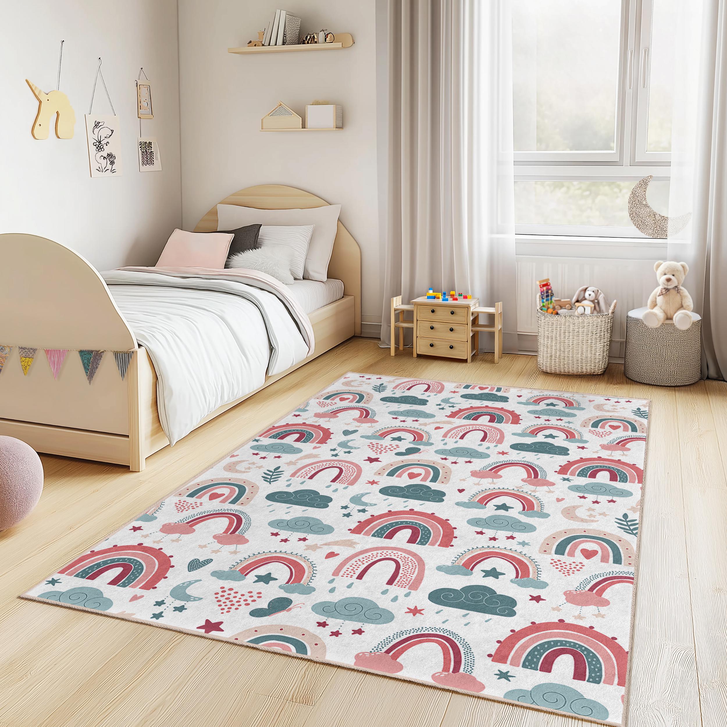 Tappeto per bambini Unicorno Rosa 120x180cm