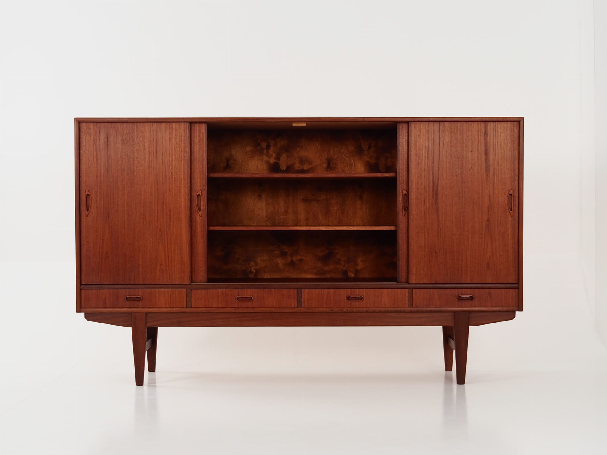 Vintage Sideboard Teak Wood Brown 1970s