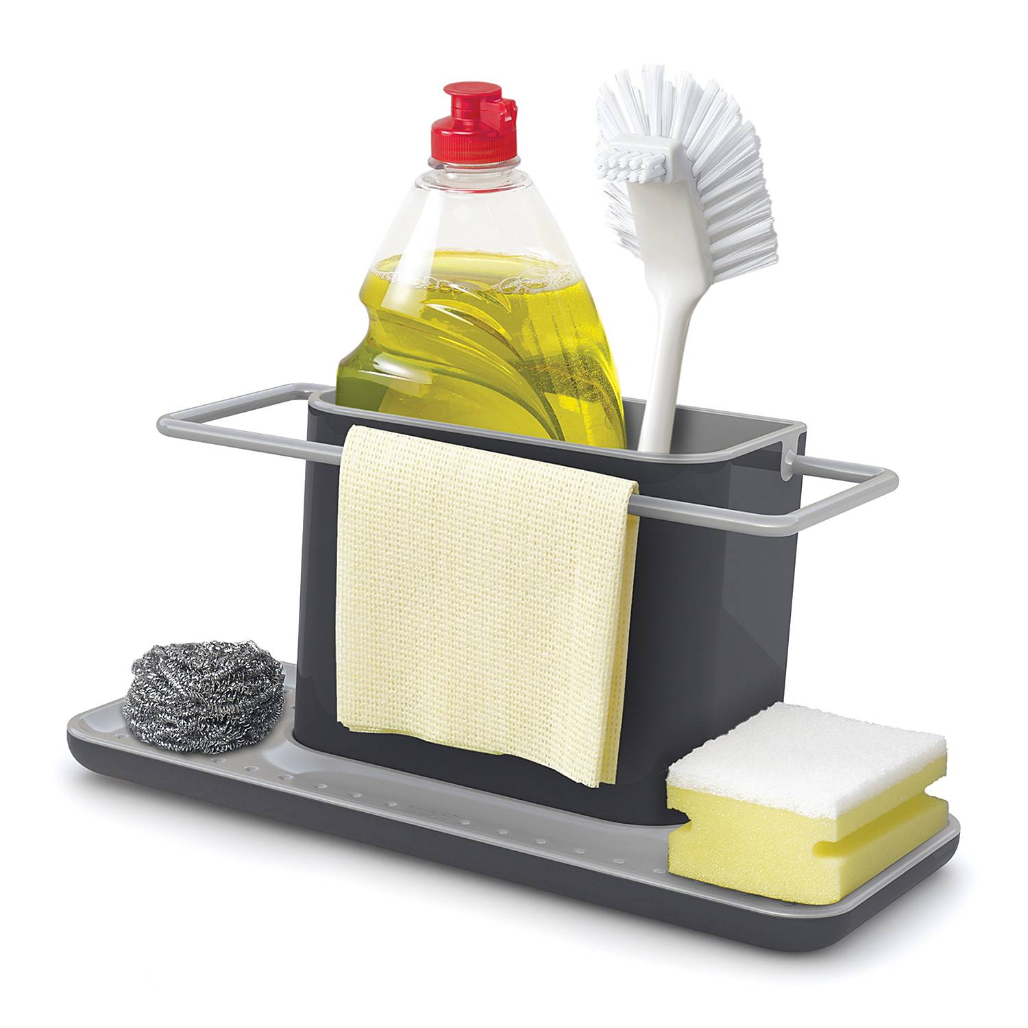 Spülbecken-Organizer Caddy Dunkelgrau