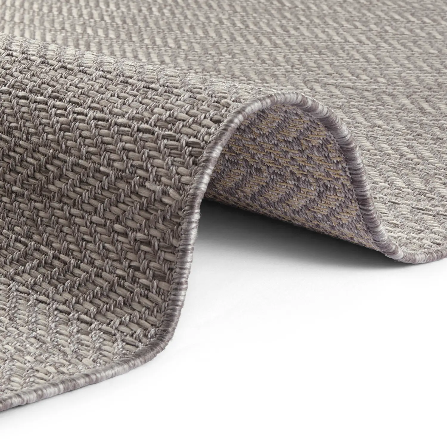 Caen In-/Outdoorteppich Grau