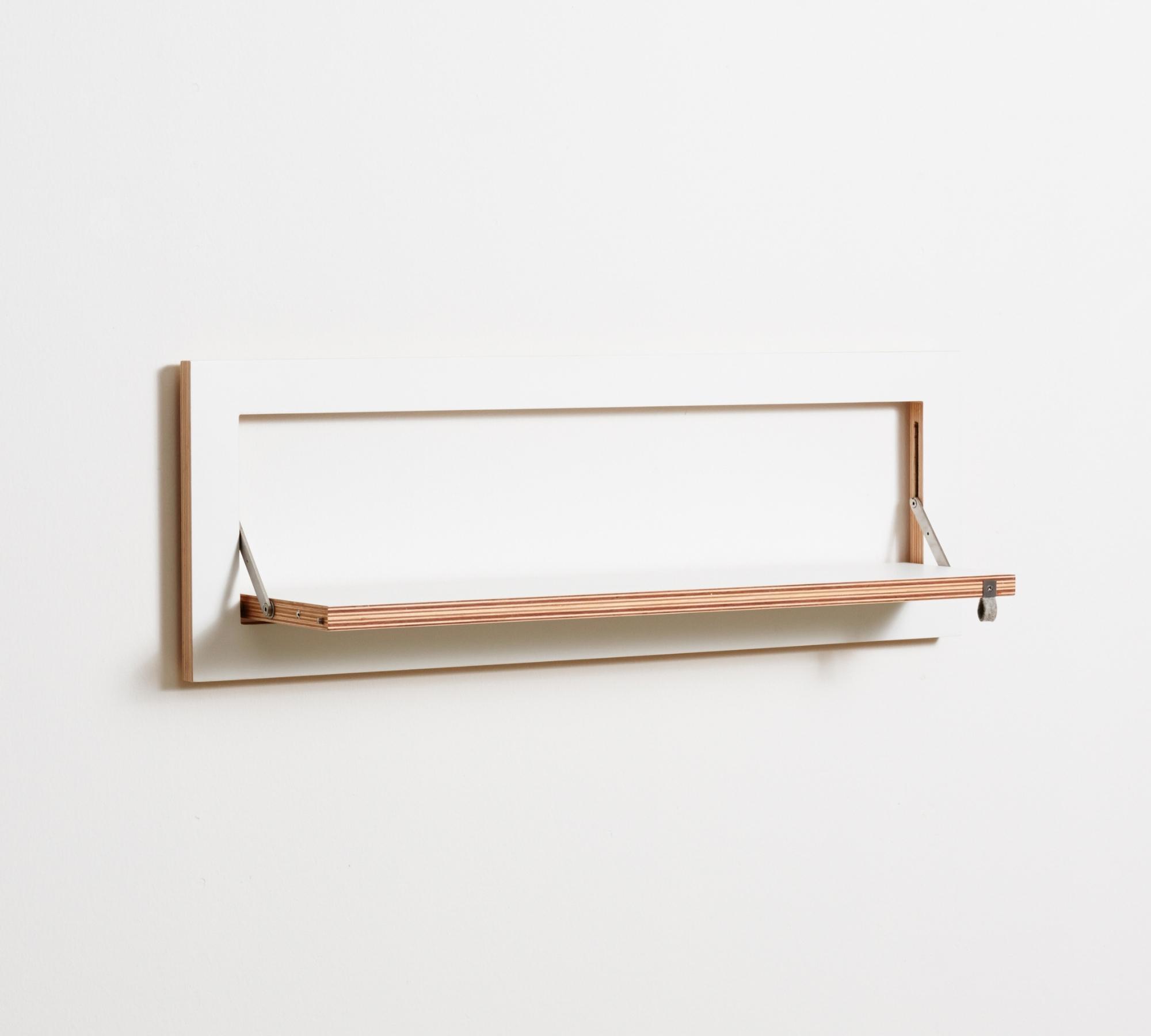 Fläpps Wall shelf 80x27-1 White