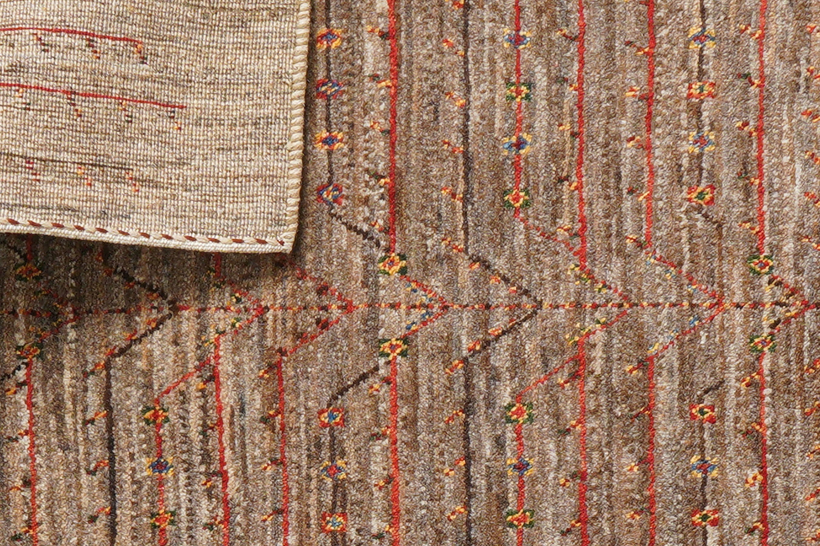 Rizbaf Gabbeh Rug Wool Brown