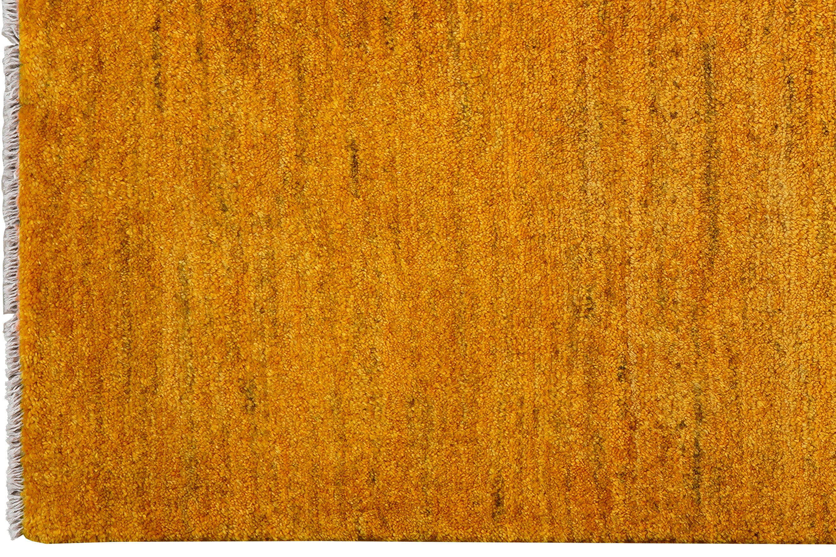 Gabbeh Rug Wool Yellow