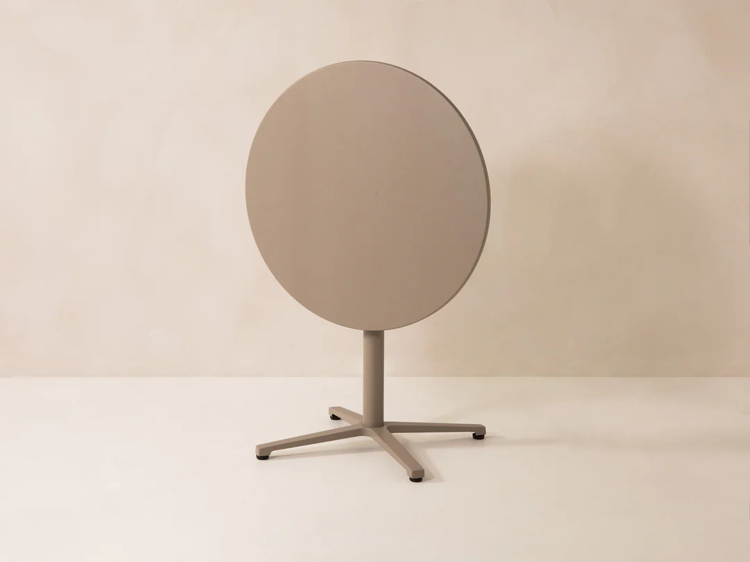 Figueral Garden Table 2-Seater Metal Beige