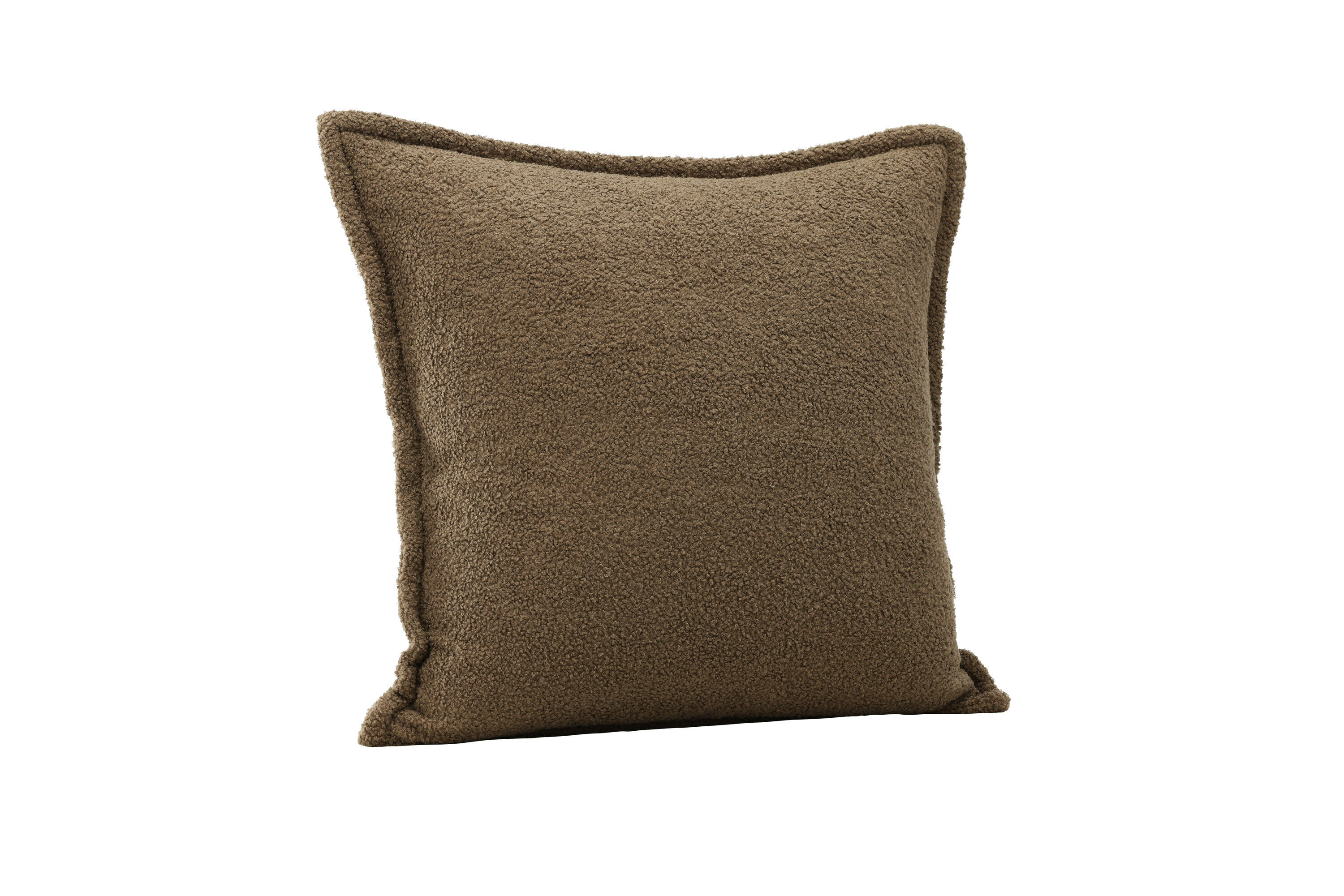 Tuva Kissenbezug Teddyfell Braun 60x60cm