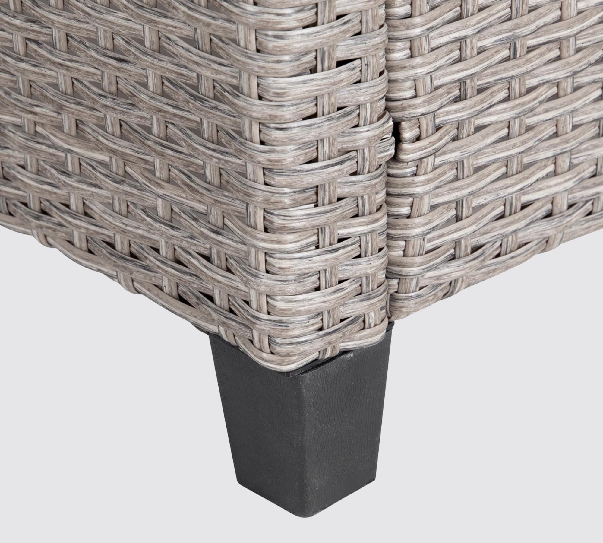 Outdoor Loungesessel Polyrattan Beige